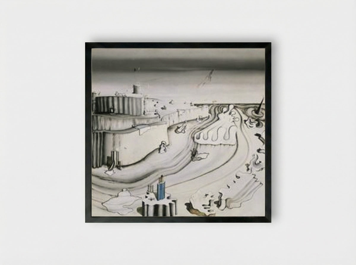 Promontory Palace - Yves Tanguy - Framed Print Black