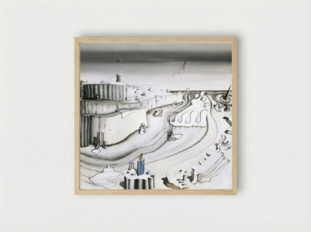 Promontory Palace - Yves Tanguy - Framed Print Wood