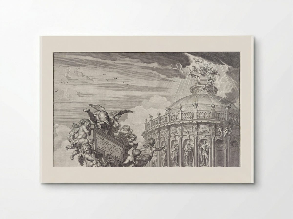 Promotieprent van Claudius von Collalto (Upper Section) - Paulus Pontius - Poster
