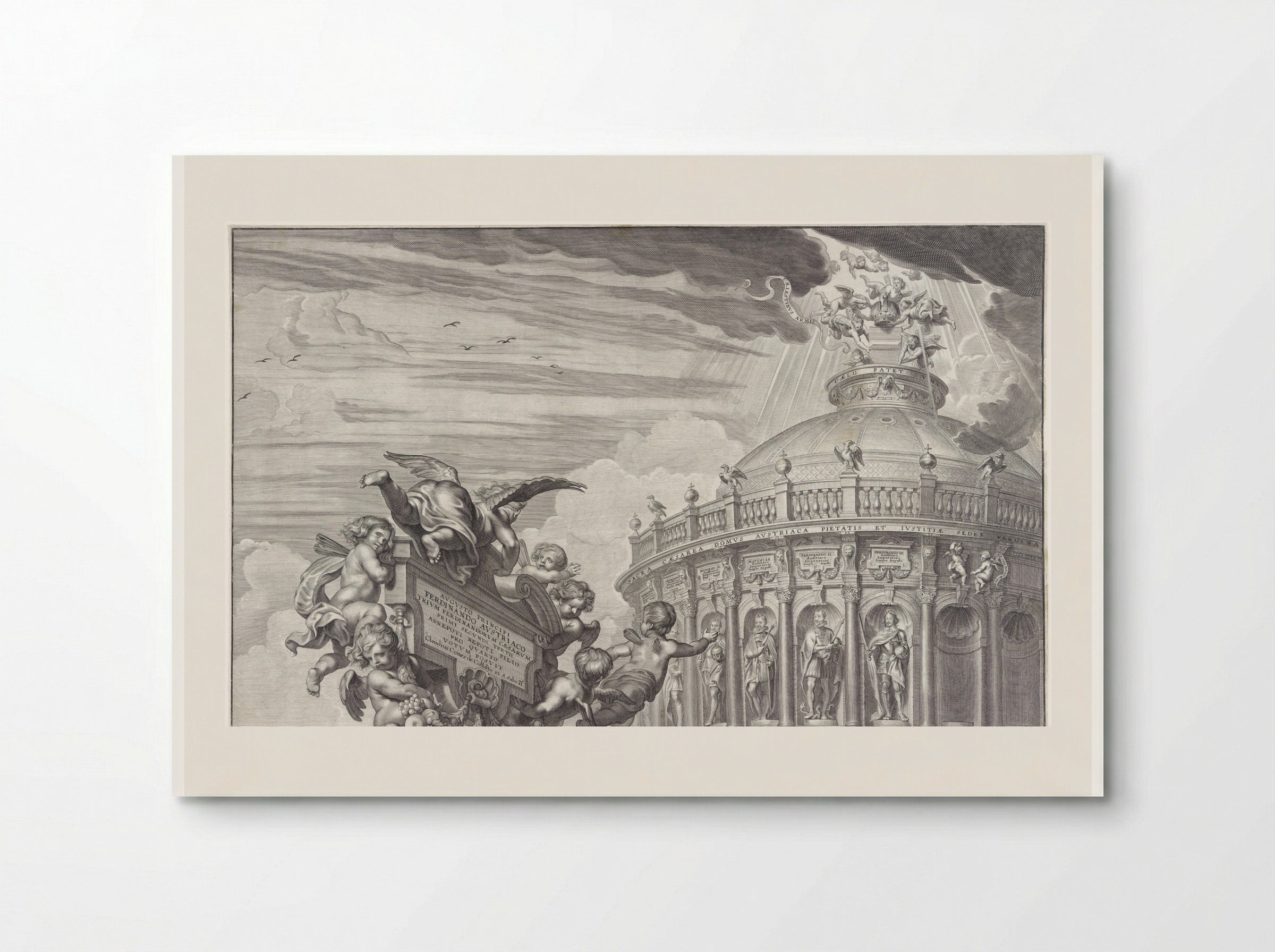 Promotieprent van Claudius von Collalto (Upper Section) - Paulus Pontius - Poster