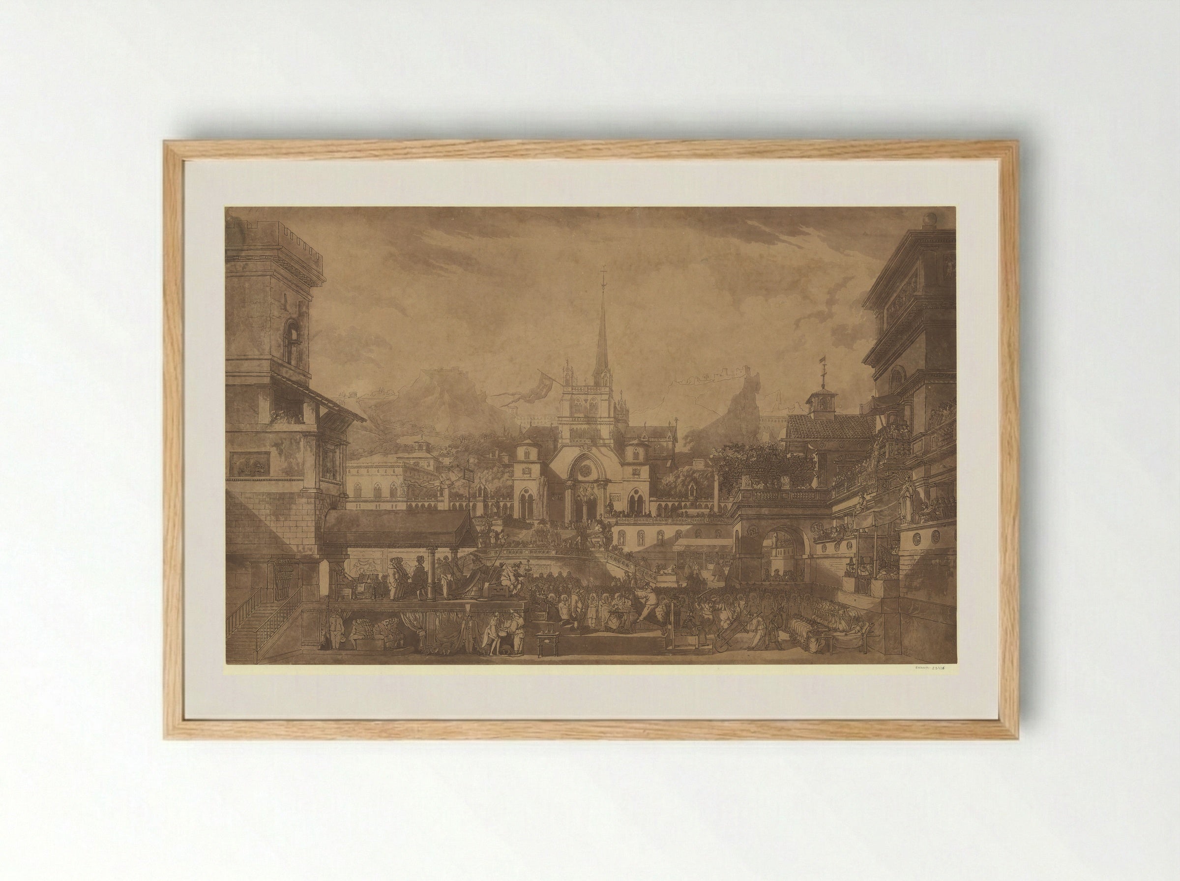Promotion médicale - Louis Jean Desprez - Framed Print Wood