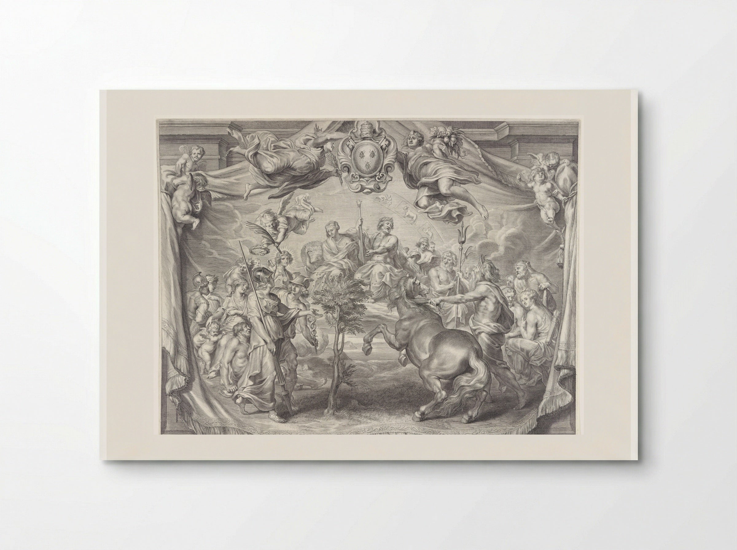 Promotional Print for Charles de La Vieuville (Upper Section) - Paulus Pontius - Poster