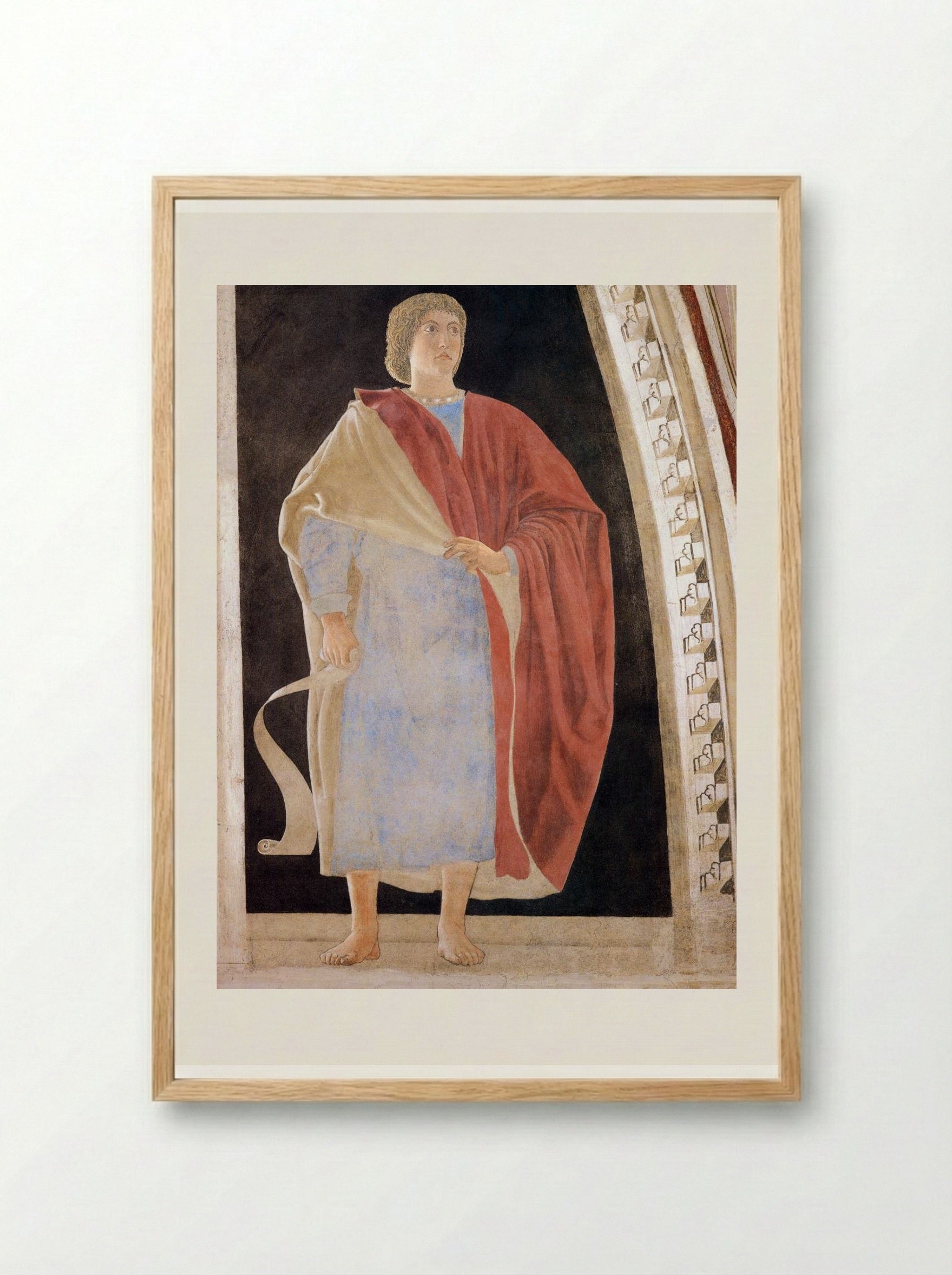 Prophet - Piero della Francesca - Framed Print Wood