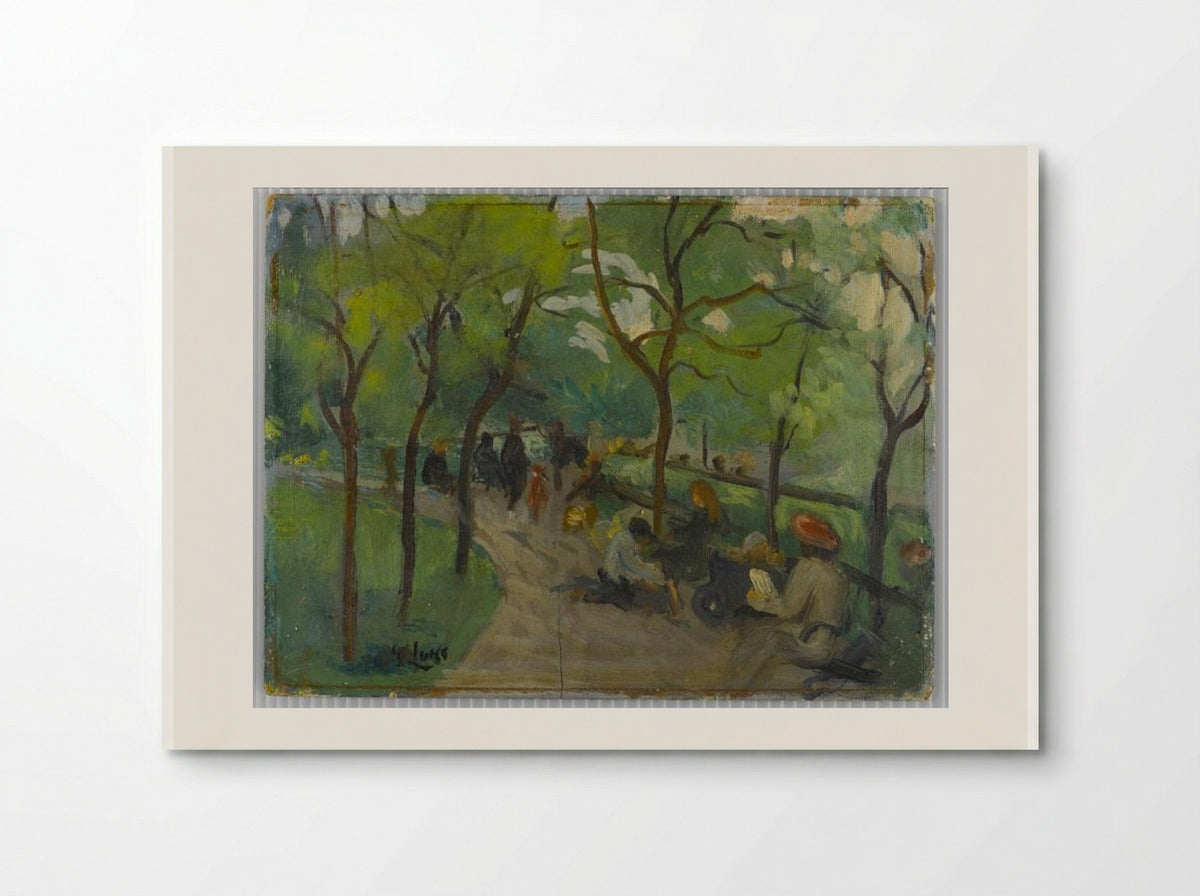 Prospect Park - George Luks - Poster