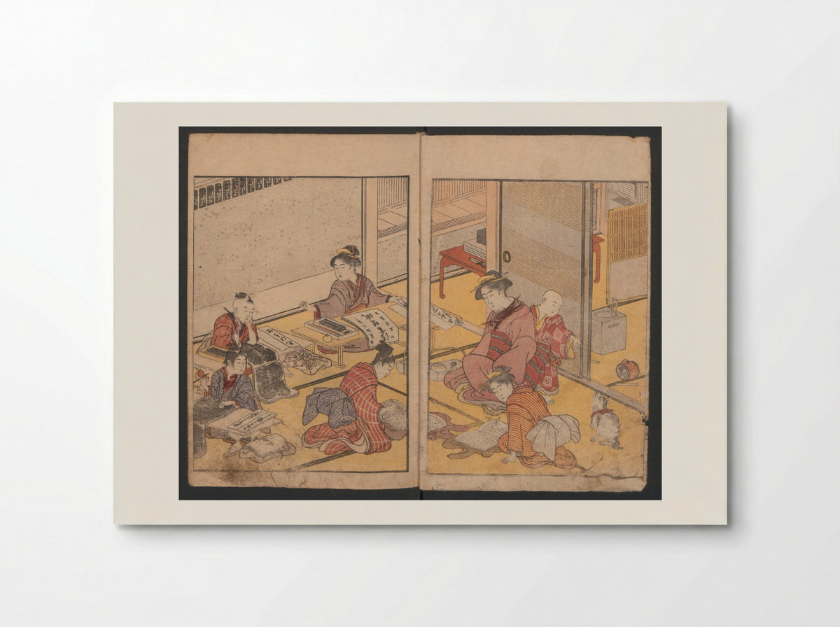 Prosperity of the Family (Ehon sakae gusa) - Katsukawa Shunchō - Poster