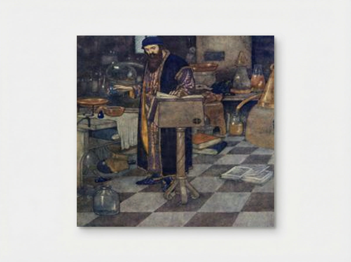 Prospero in Secret Studies (from The Tempest) - Walter Crane - Poster