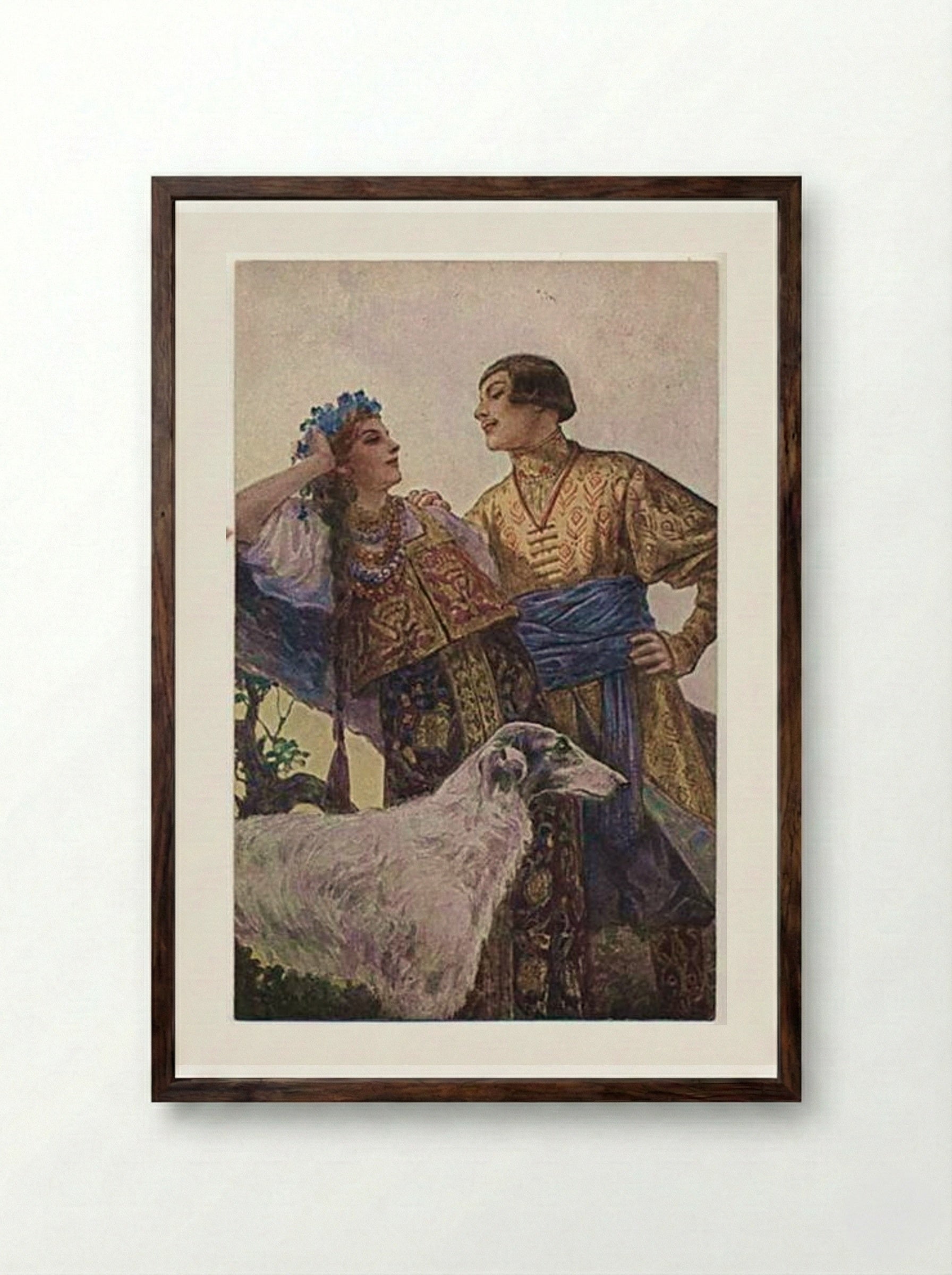 Proud - Sergey Solomko - Framed Print Dark Wood