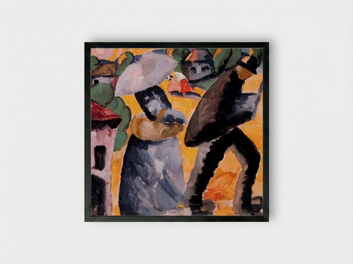 Province - Kazimir Malevich - Framed Print Black