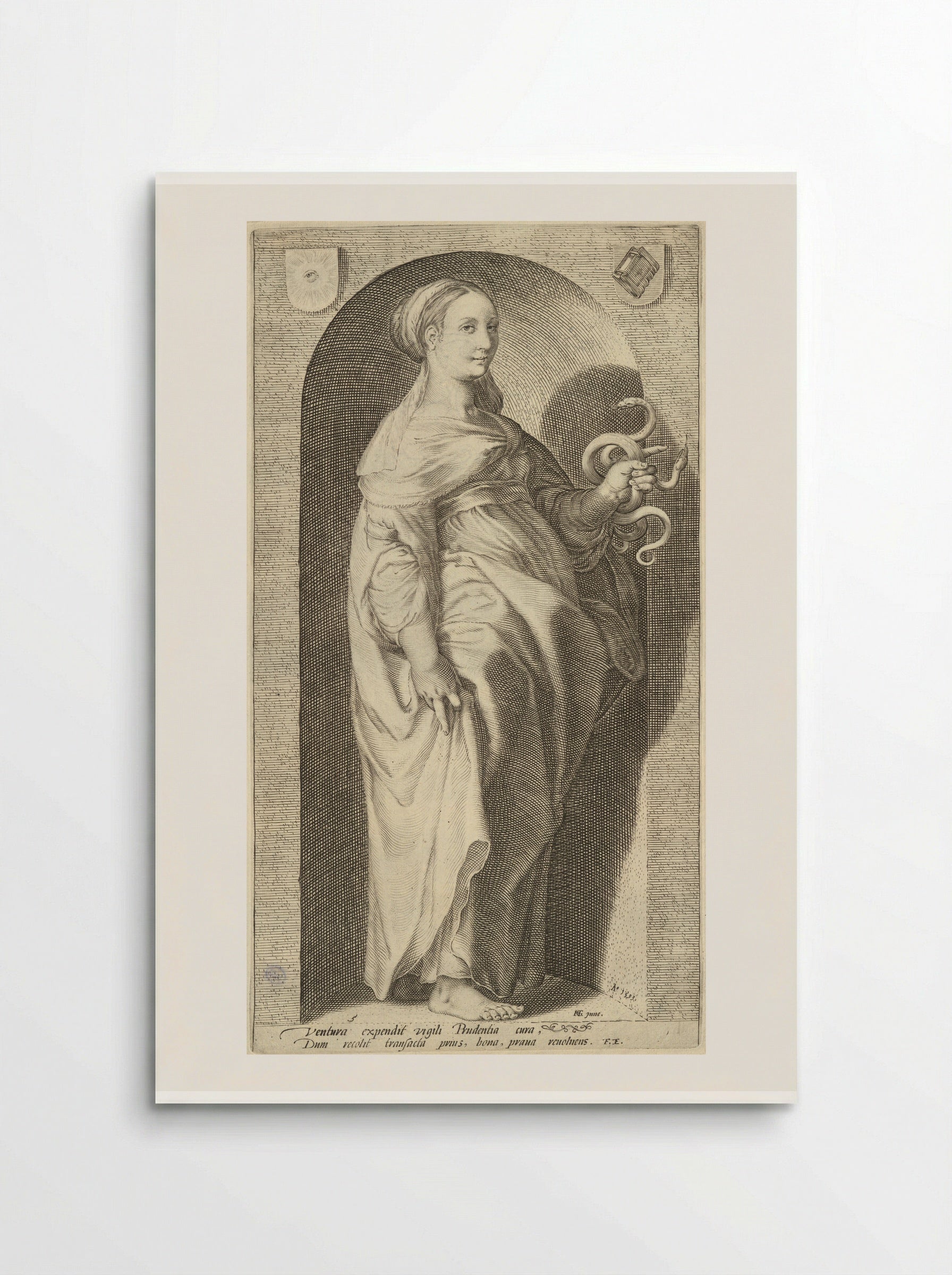 Prudence - Jacob Matham - Poster
