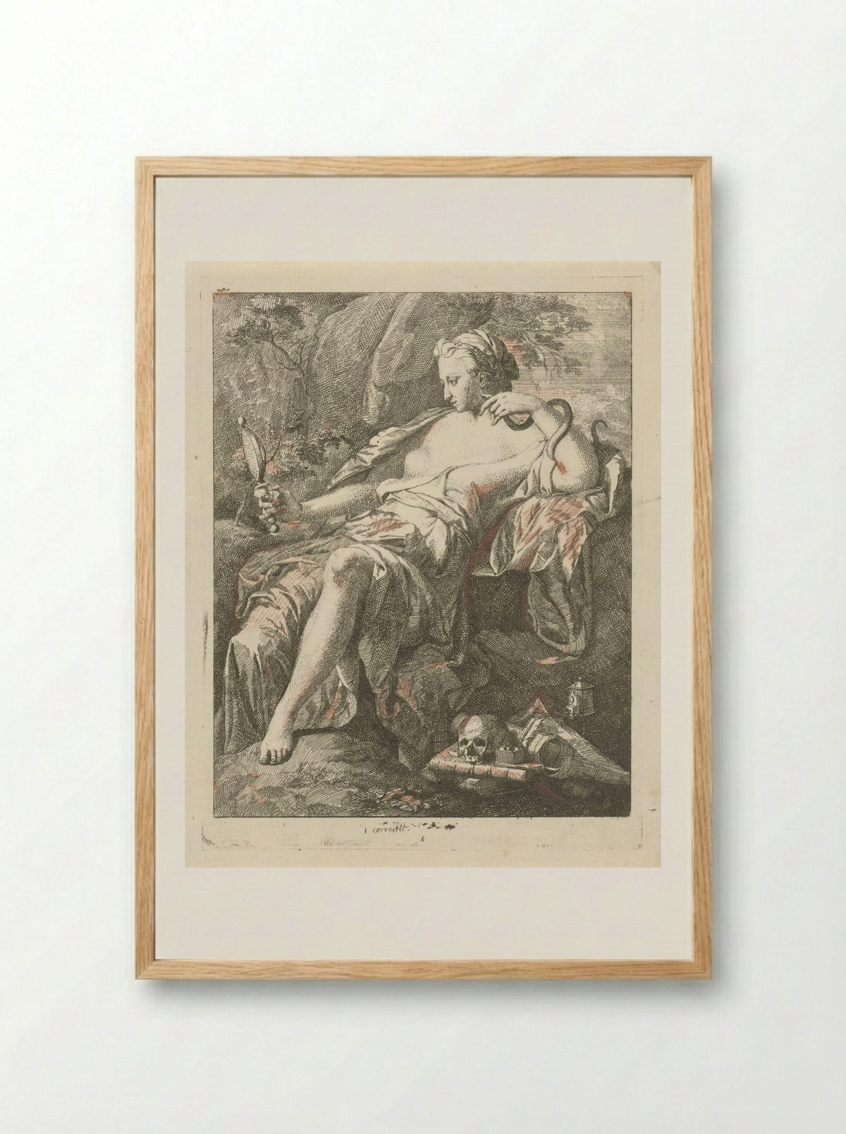 Prudentia - Hendrik van Limborch - Framed Print Wood
