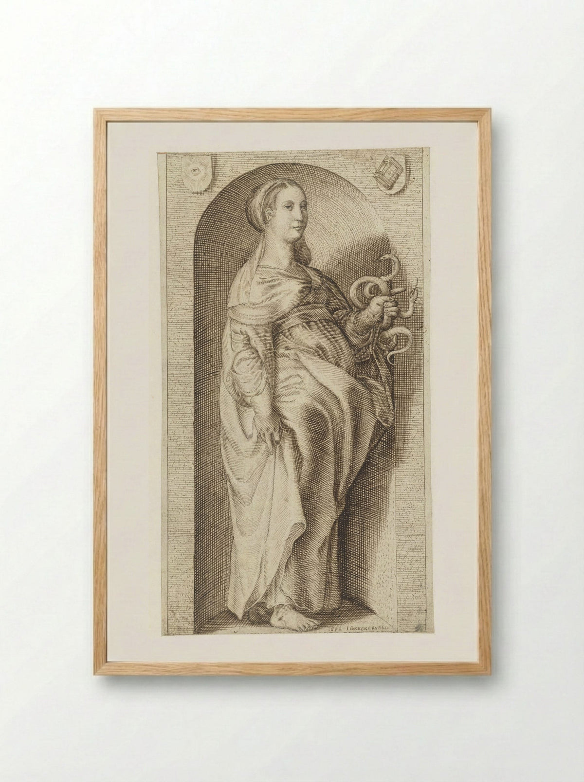 Prudentia - Jozua Breckerveld - Framed Print Wood