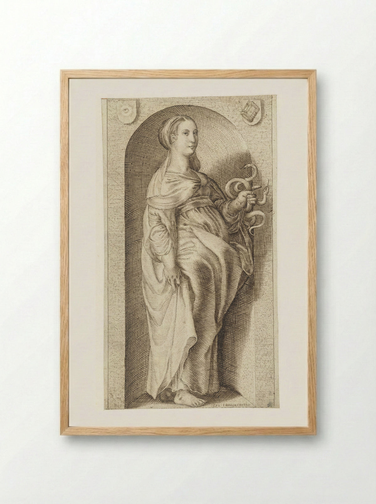 Prudentia - Jozua Breckerveld - Framed Print Wood
