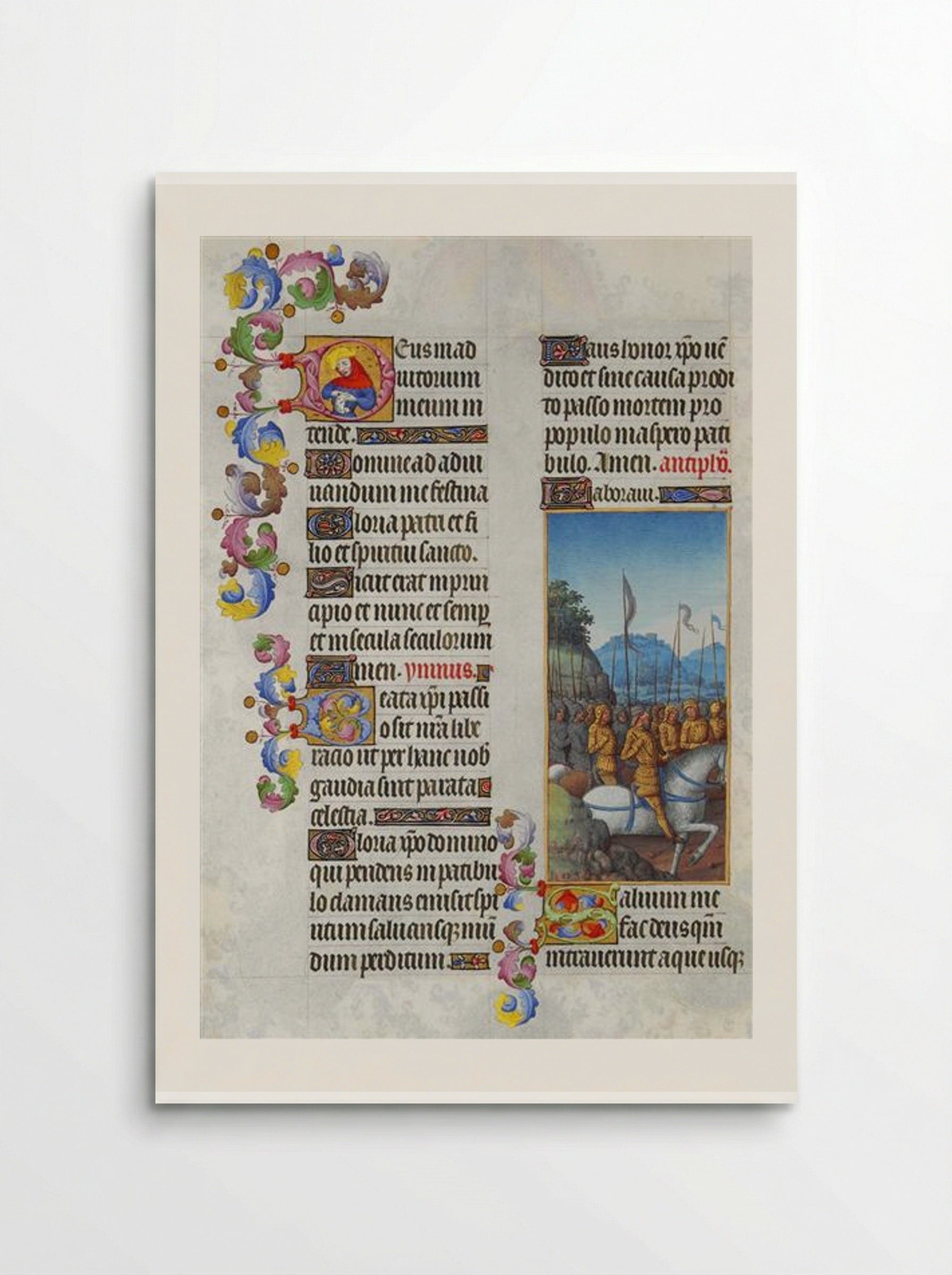 Psalm LXVIII - Limbourg brothers - Poster