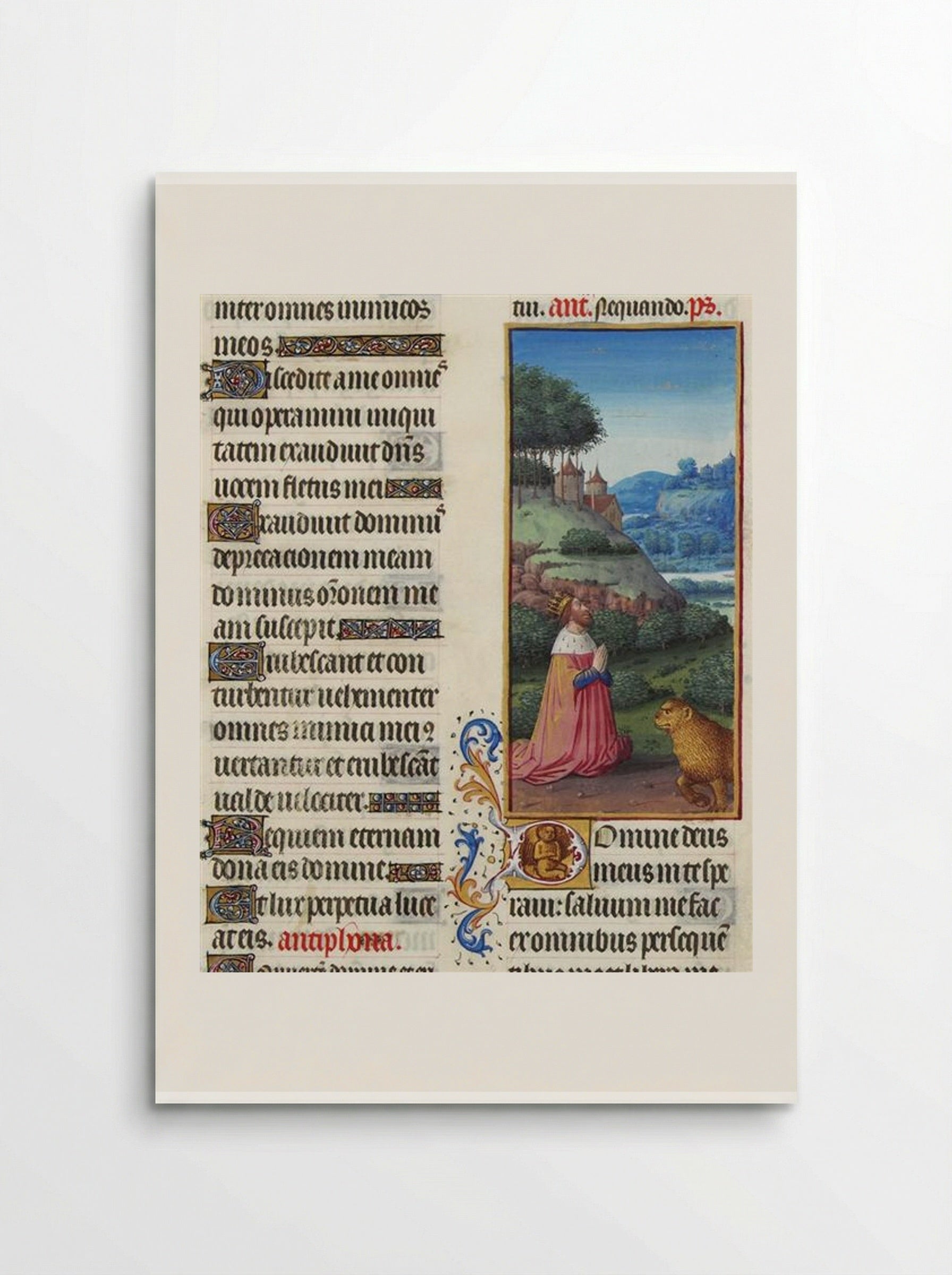 Psalm VII - Limbourg brothers - Poster