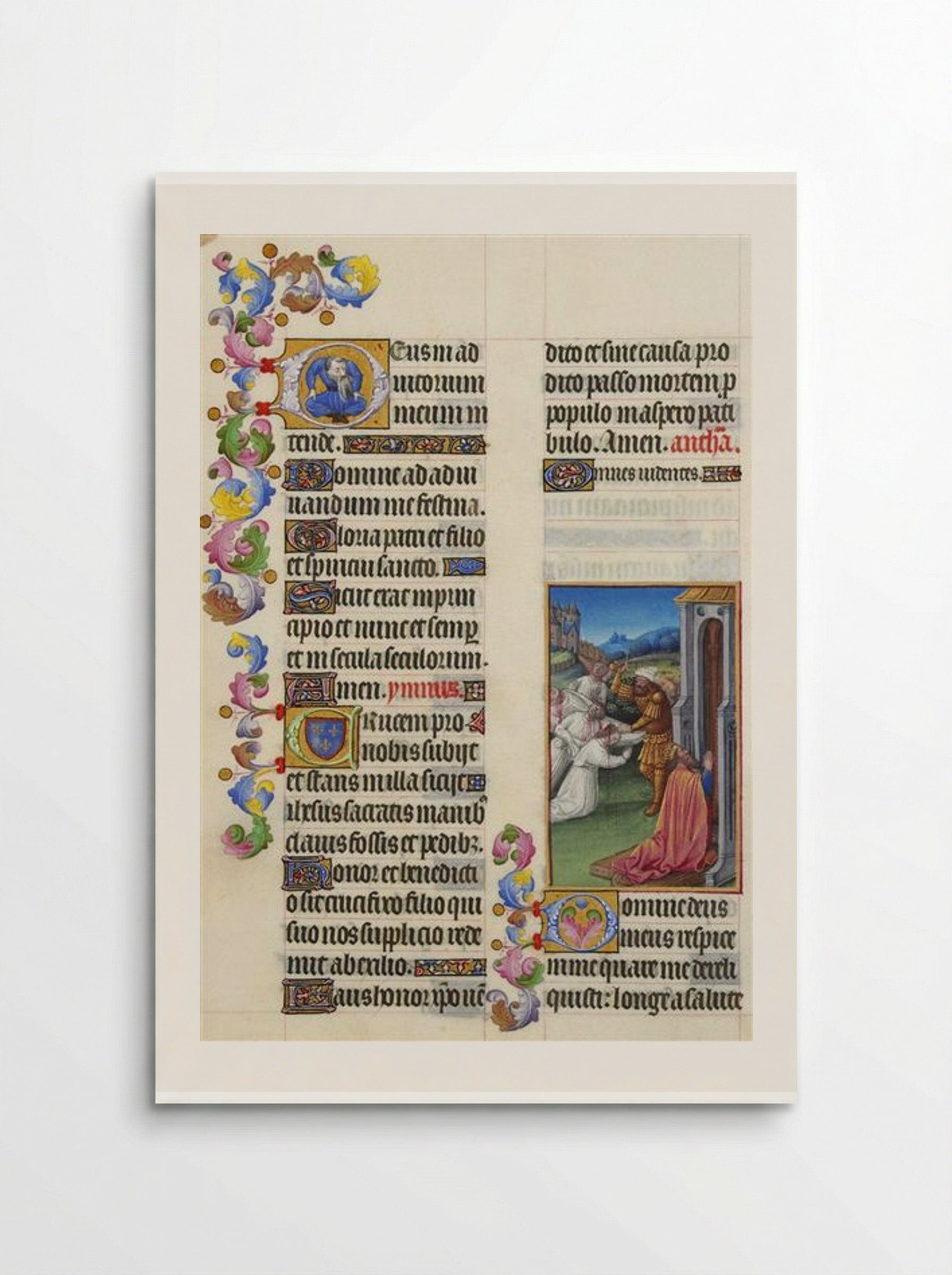 Psalm XXI - Limbourg brothers - Poster