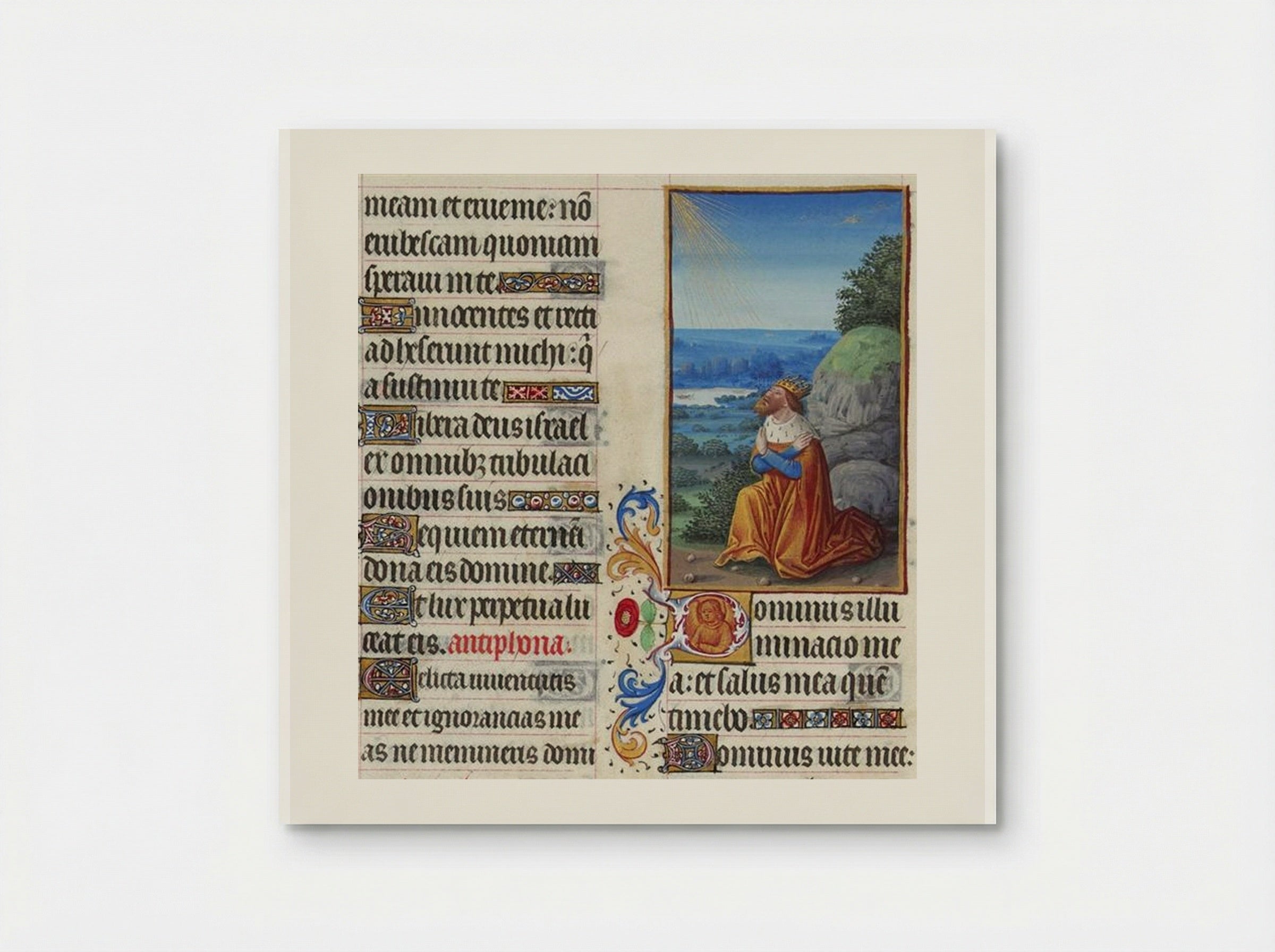 Psalm XXVI - Limbourg brothers - Poster