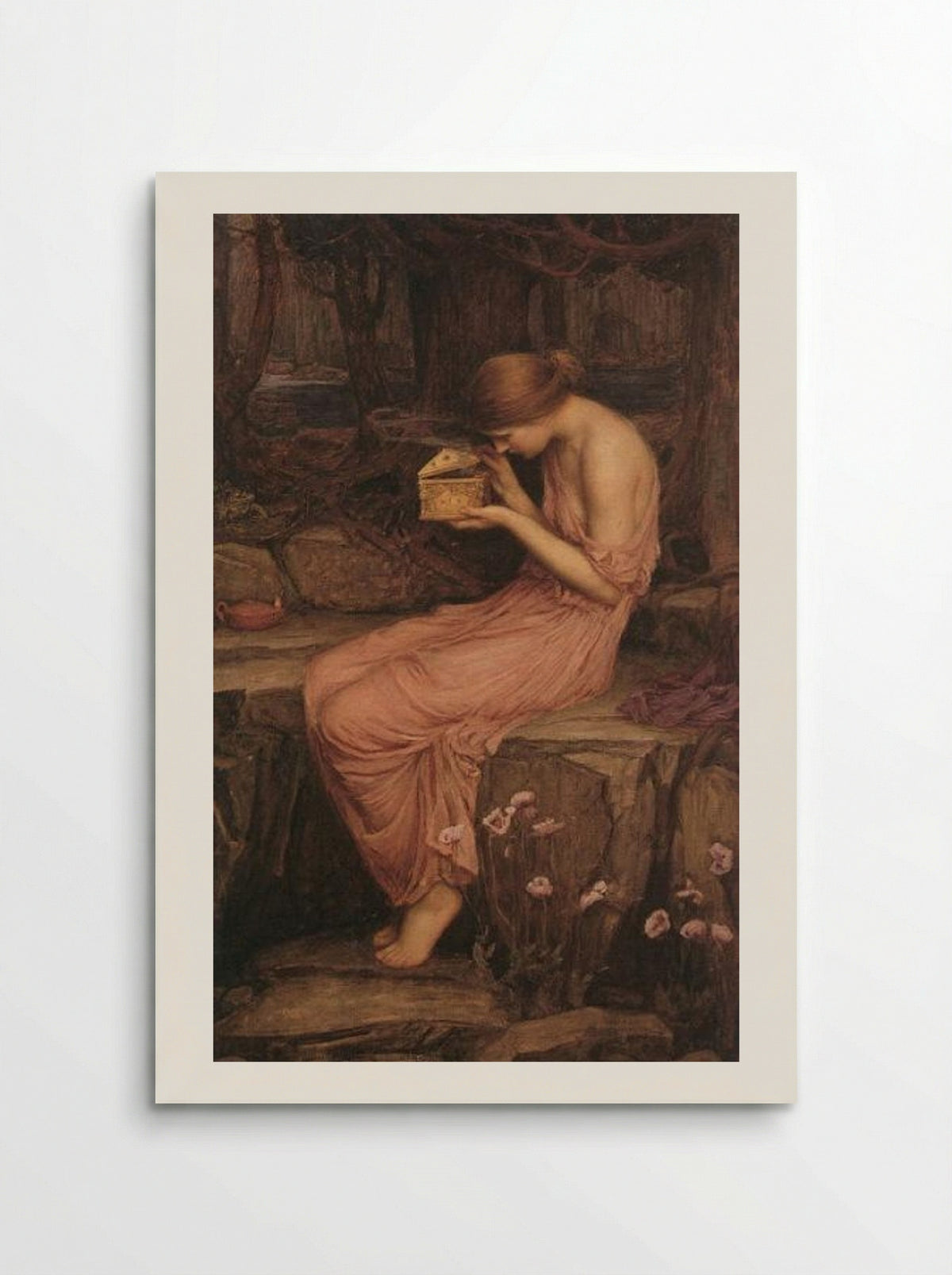 Psyche Opening the Golden Box - John William Waterhouse - Poster