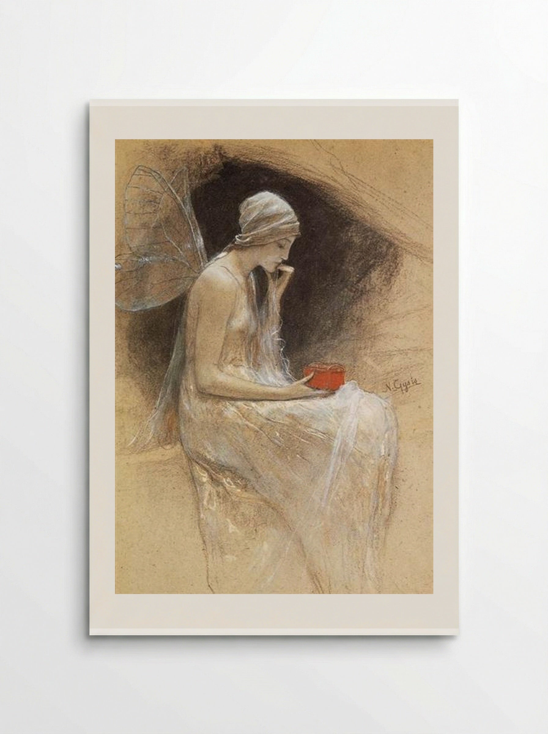 Psyche - Nikolaos Gyzis - Poster