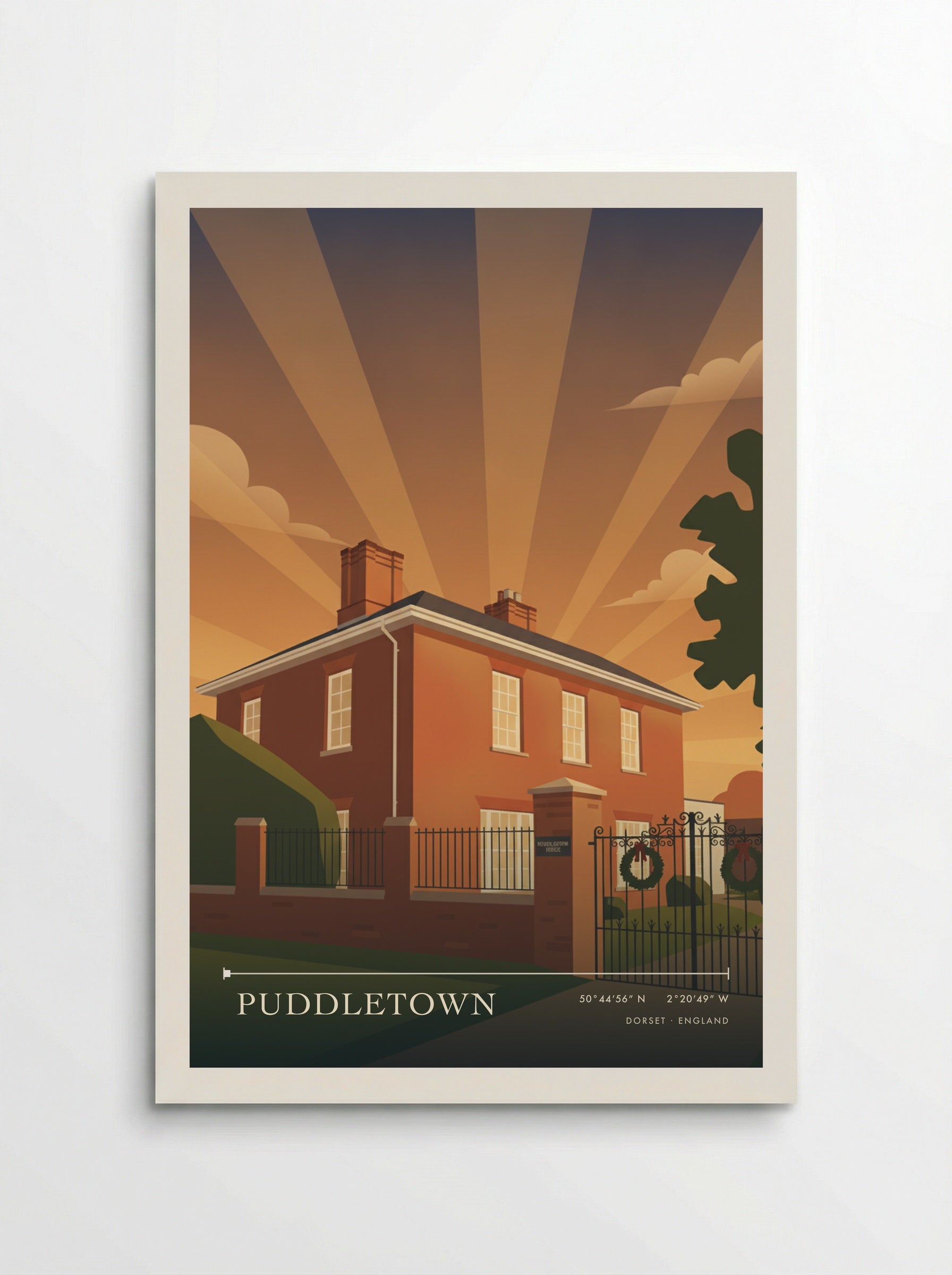 Puddletown Dorset England Travel Poster - Poster