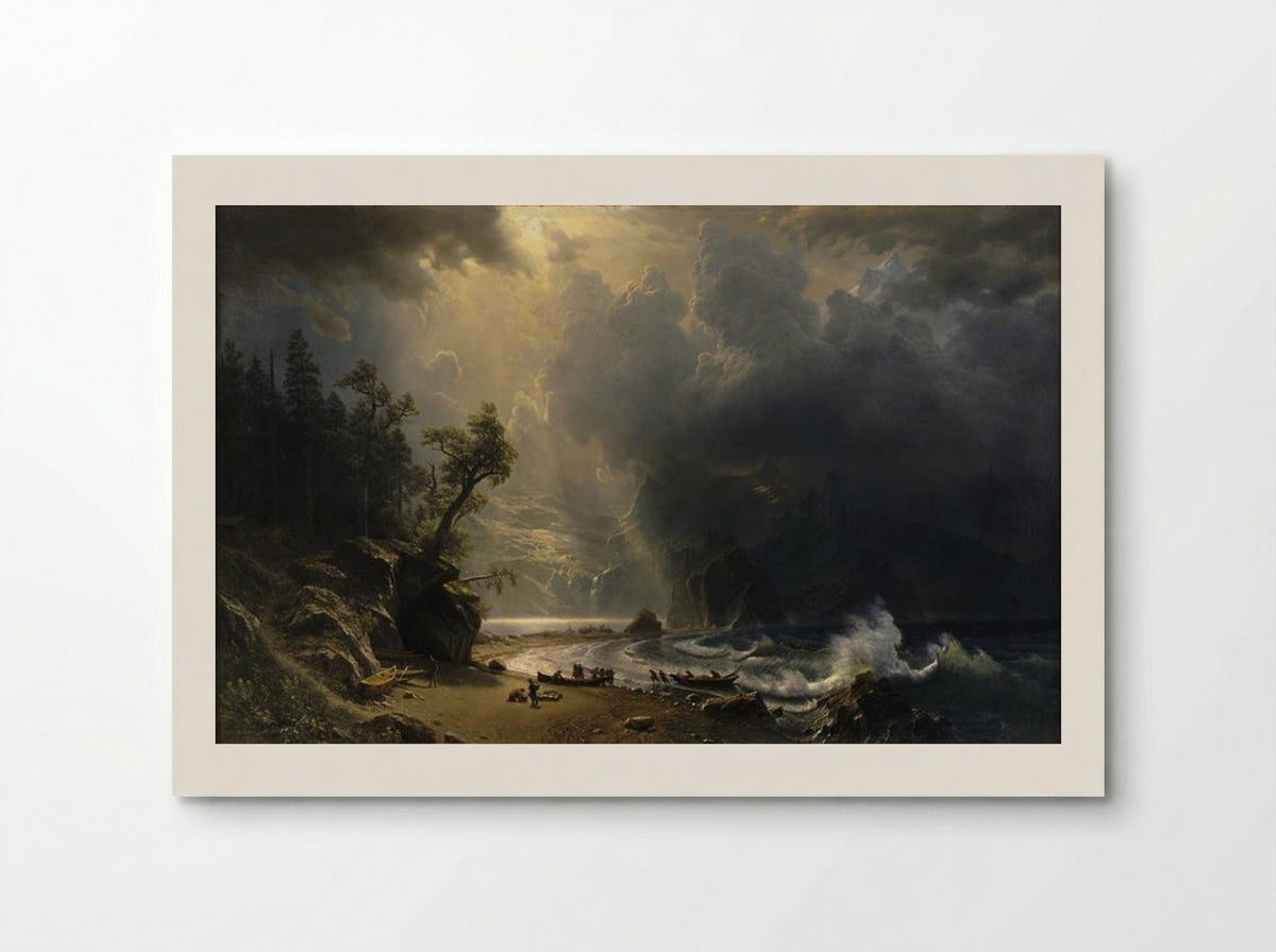 Puget Sound on the Pacific Coast - Albert Bierstadt - Poster