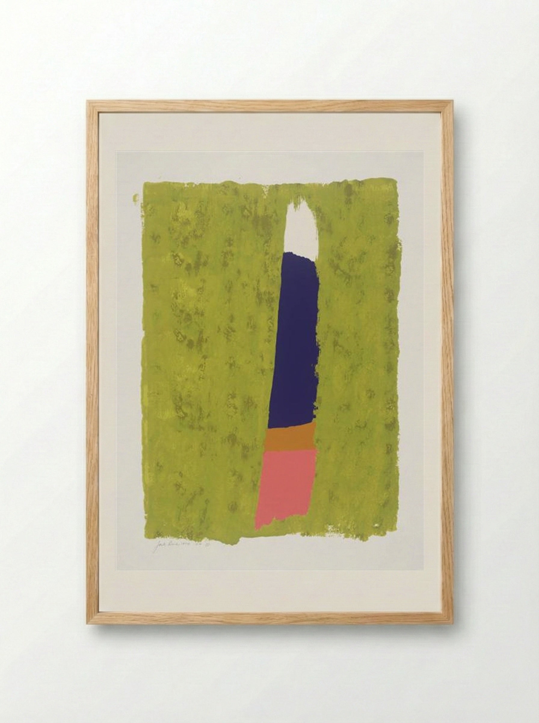 Purple Thrust - Jack Bush - Framed Print Wood