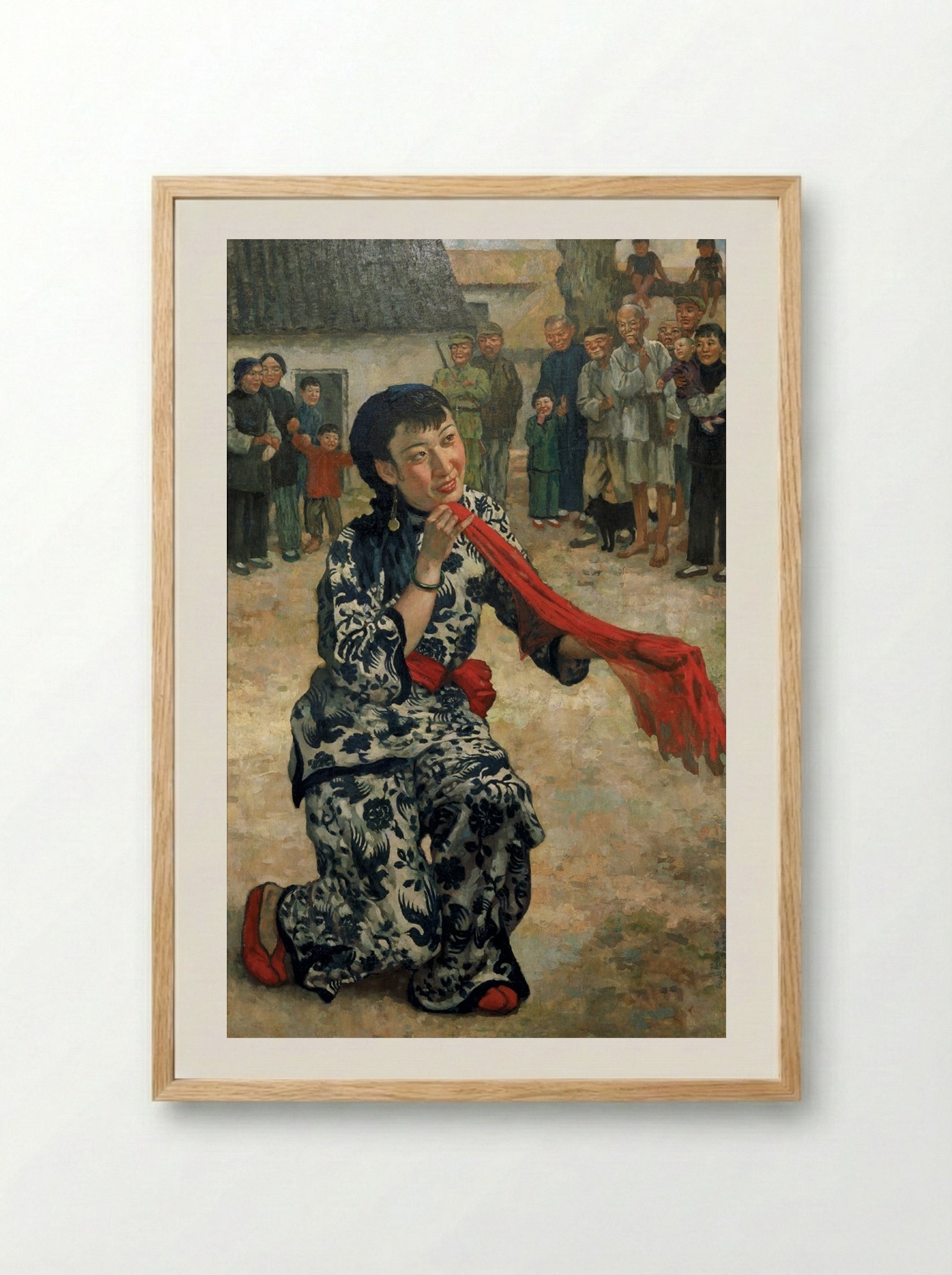 Put Down Your Whip - Xu Beihong - Framed Print Wood