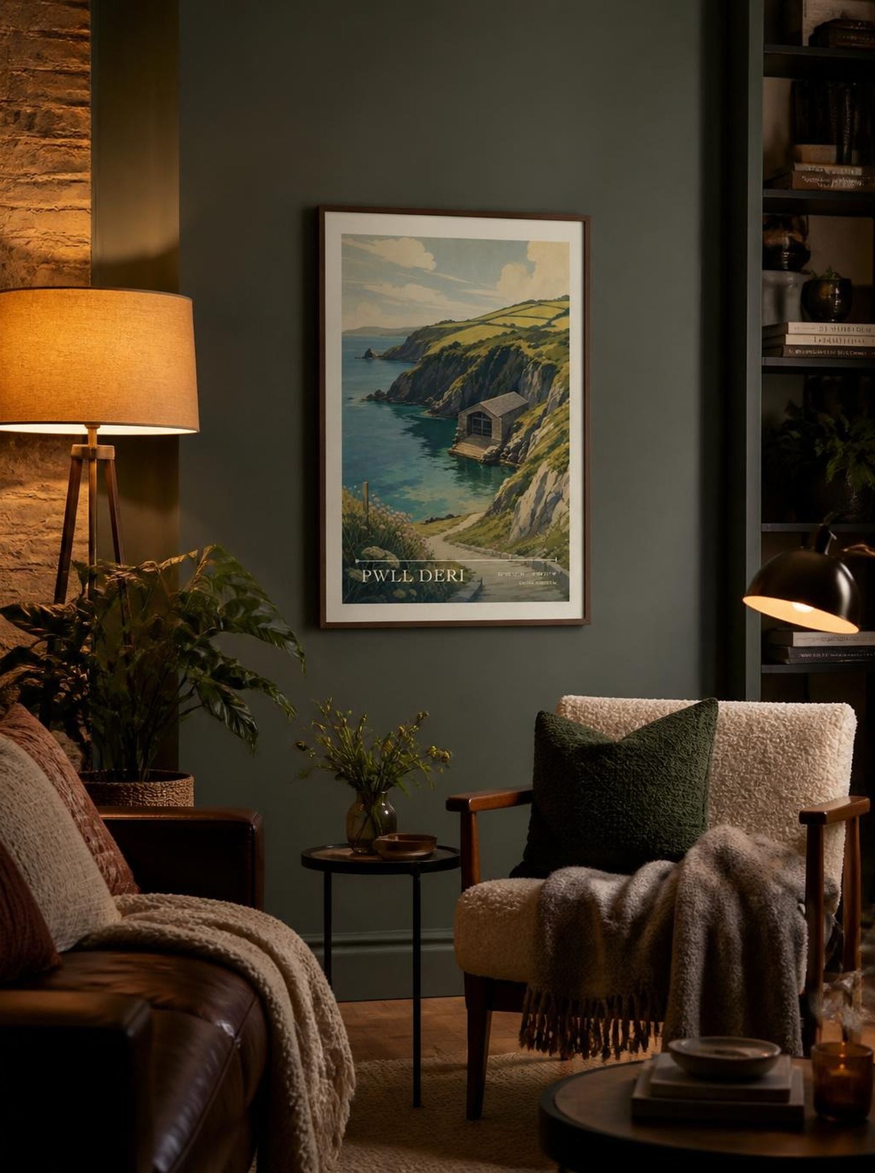 Pwll Deri United Kingdom Travel Poster - Lifestyle