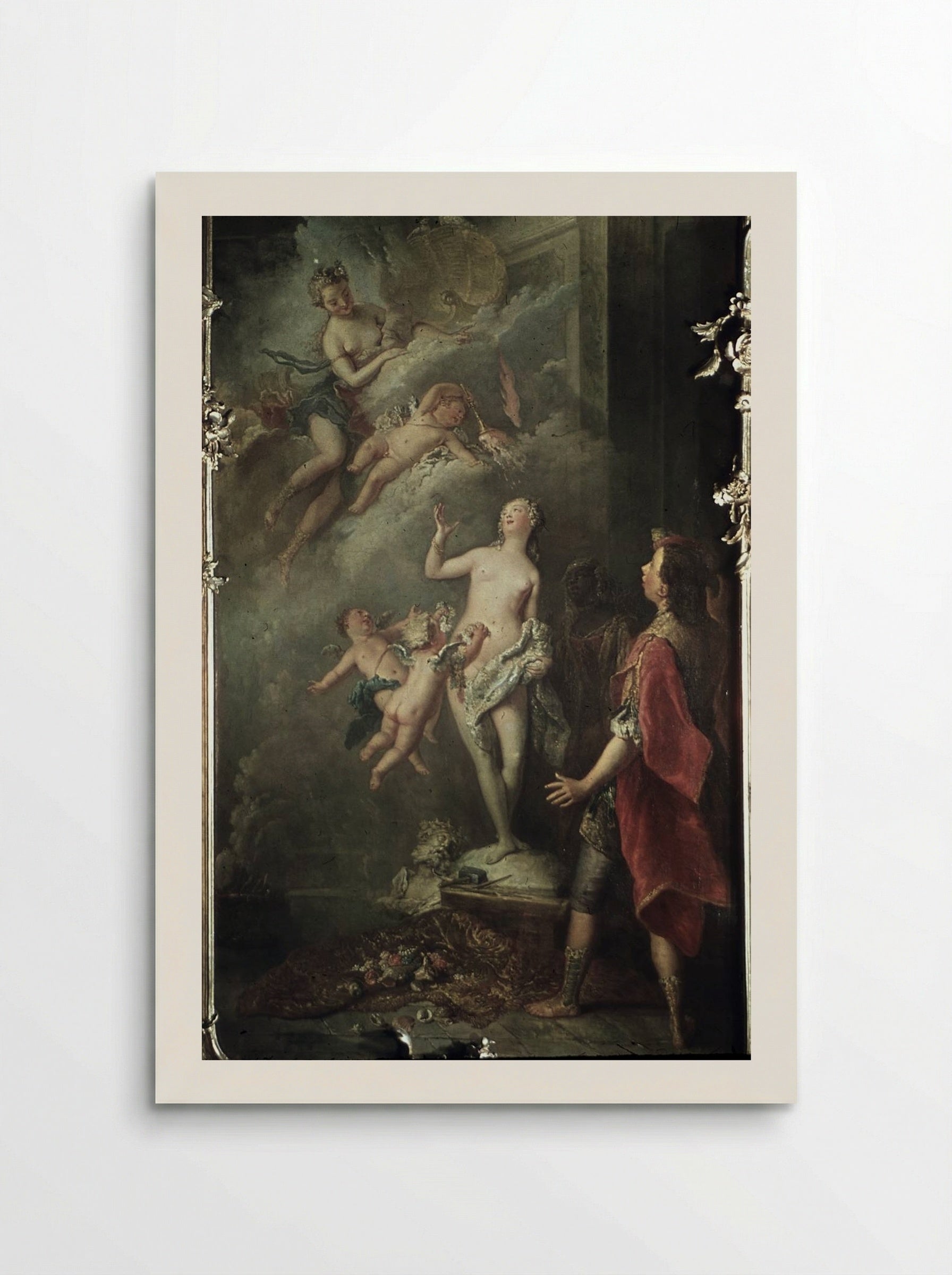 Pygmalion and Galatea - Antoine Pesne - Poster