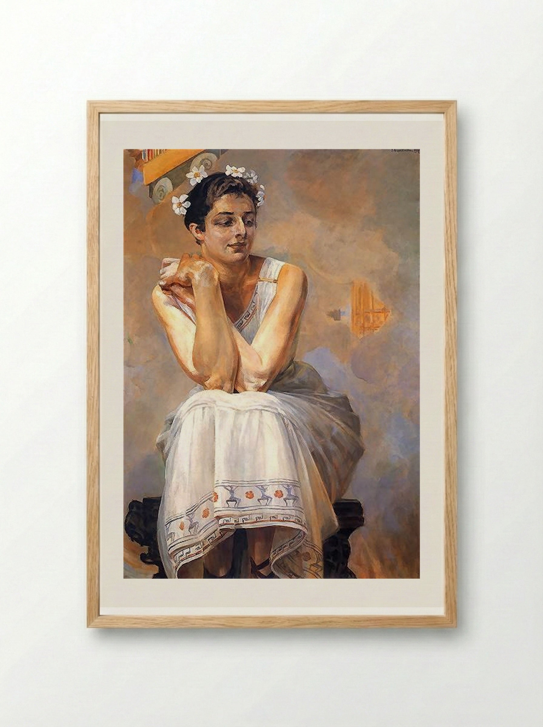 Pythia - Jacek Malczewski - Framed Print Wood
