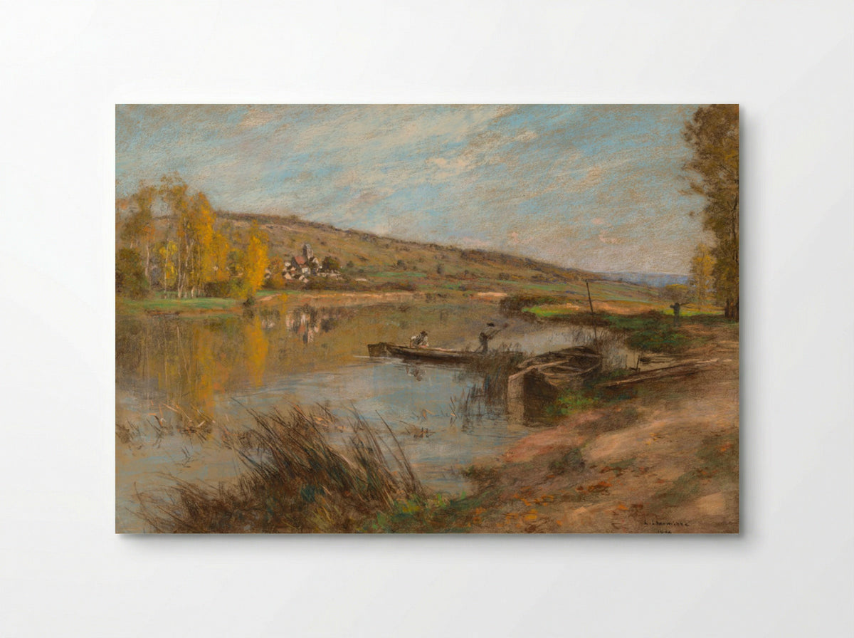 Quai au Sable, Chartèves - Léon Augustin Lhermitte - Poster