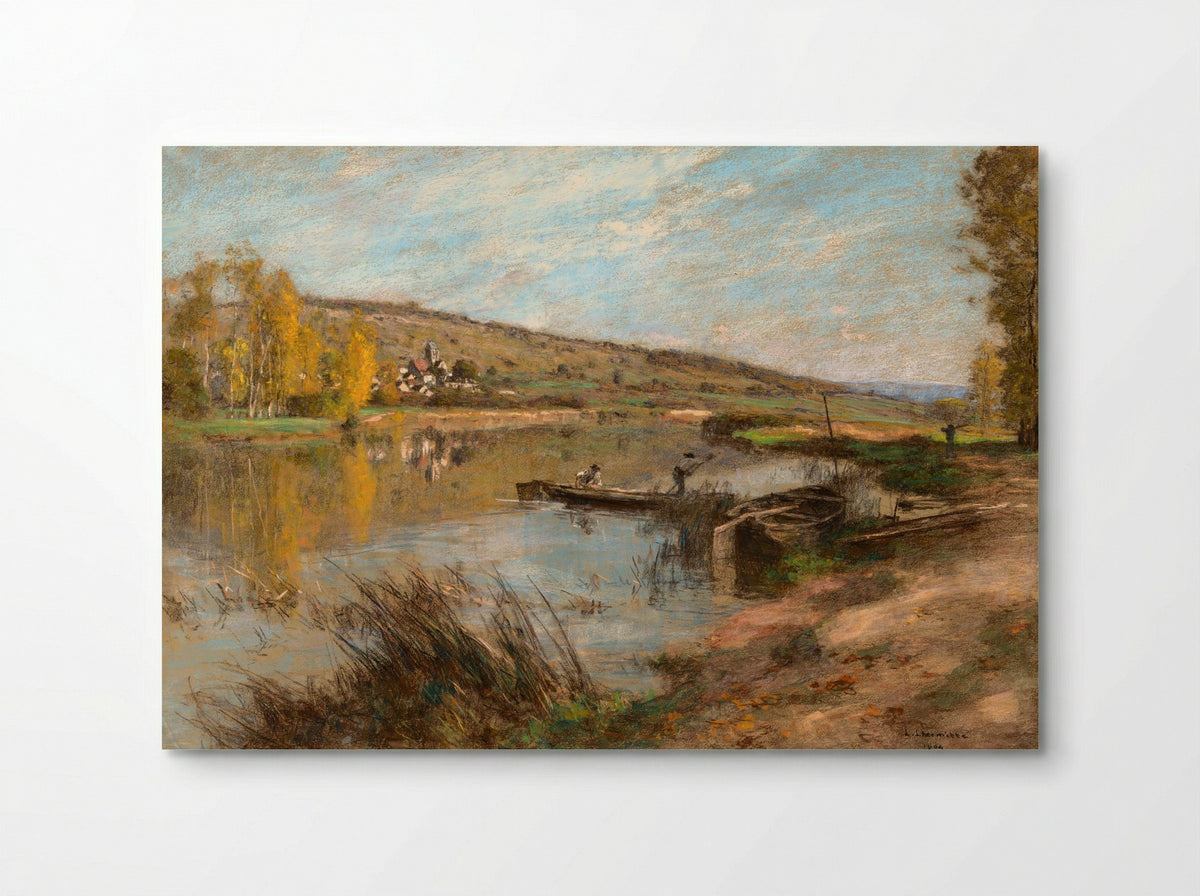 Quai au Sable, Chartèves - Léon Augustin Lhermitte - Poster