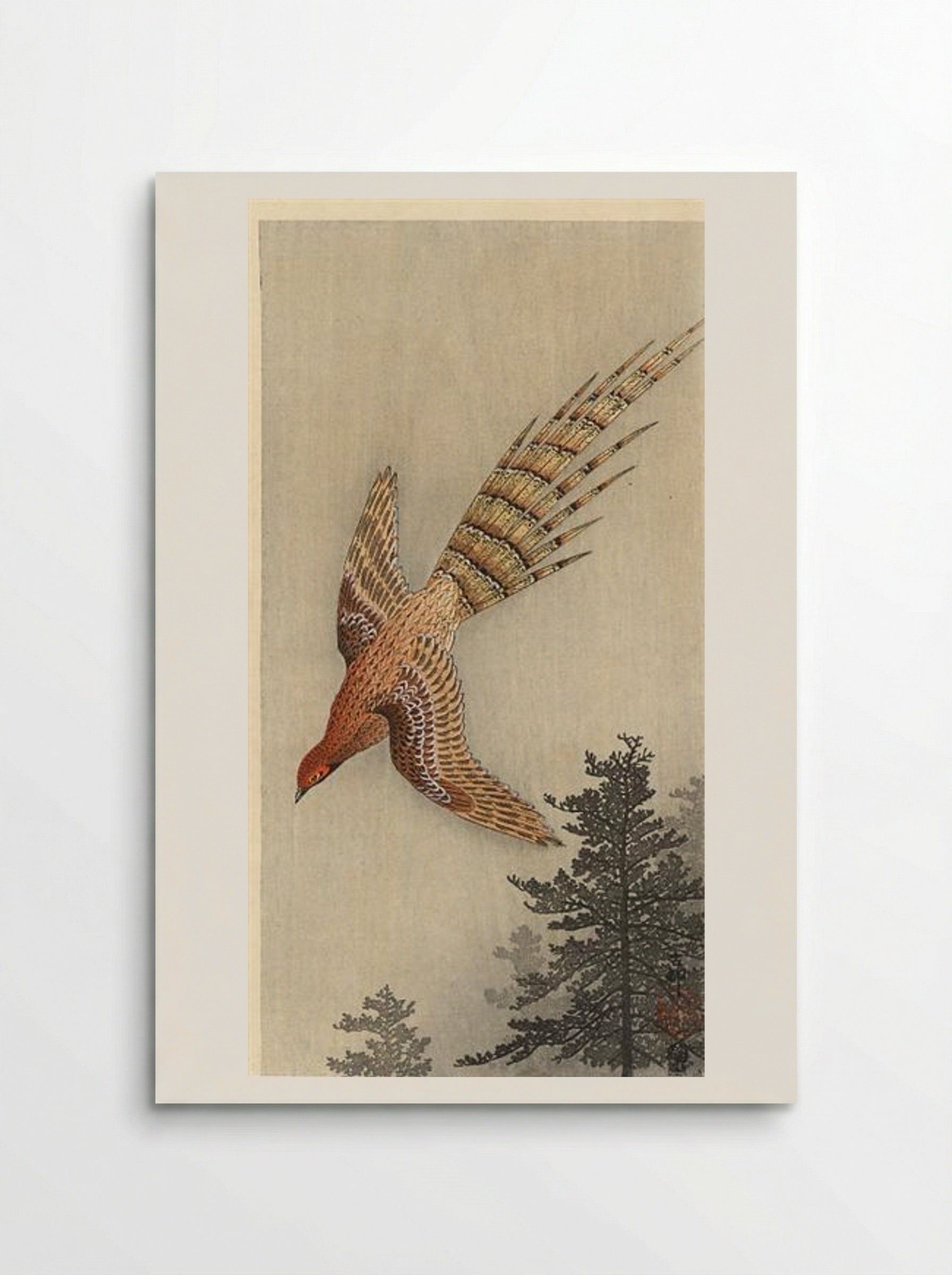 Quail over the Forest - Ohara Koson - Poster