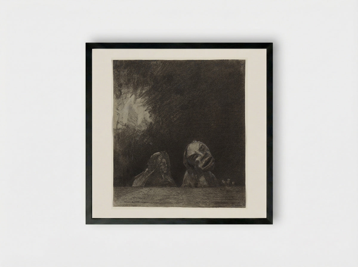 Quasimodo - Odilon Redon - Framed Print Black
