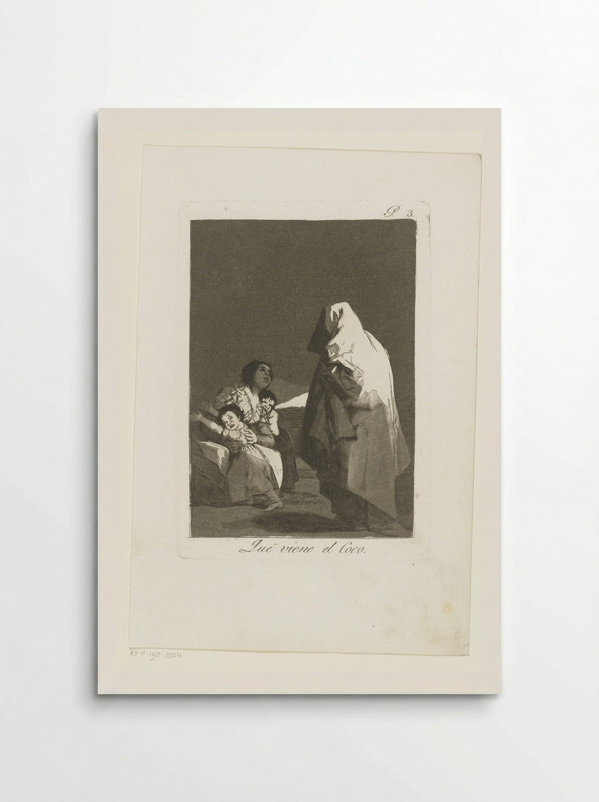 Que viene el Coco - Francisco de Goya - Poster