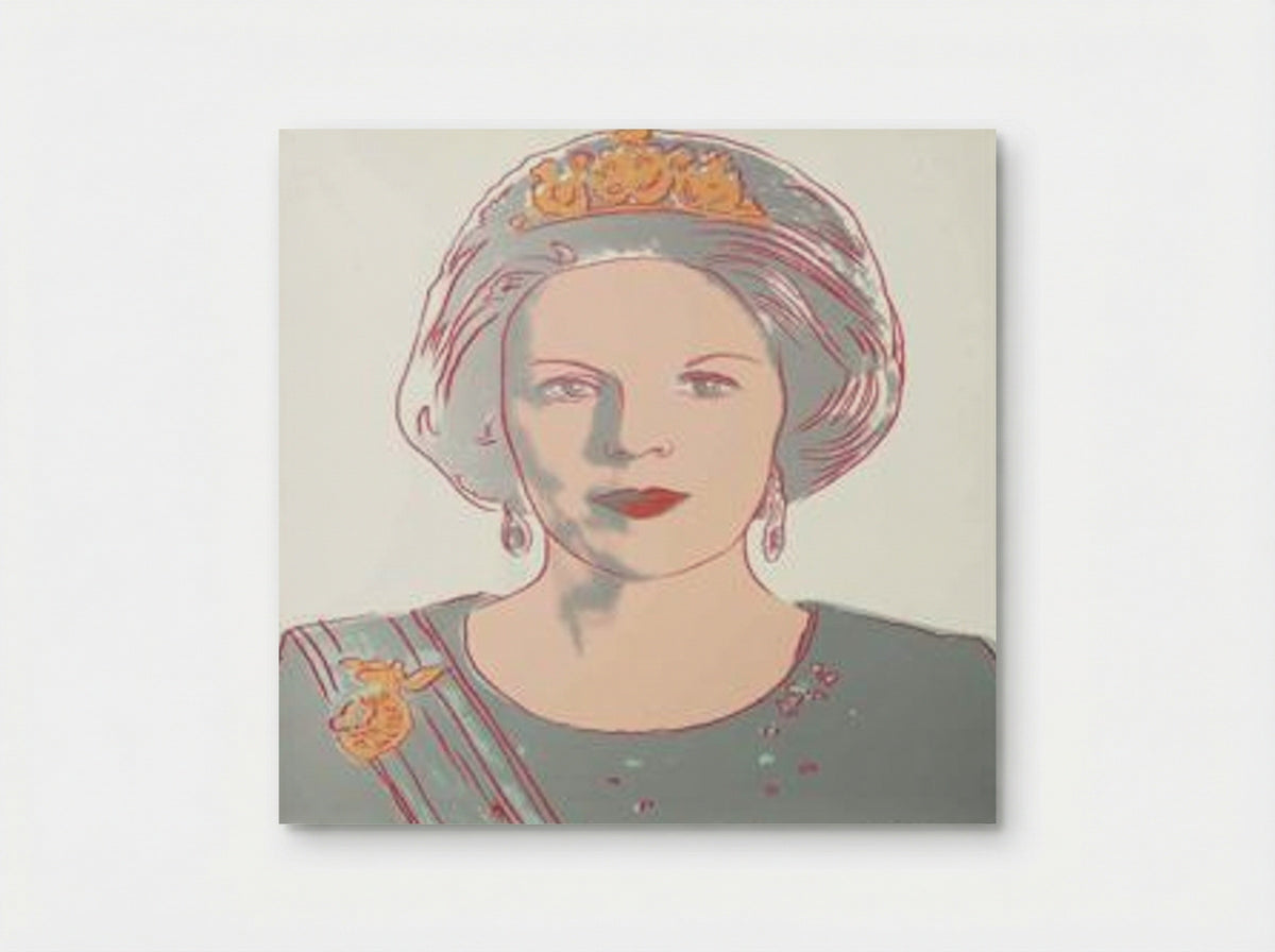 Queen Beatrix of the Netherlands - Andy Warhol - Poster