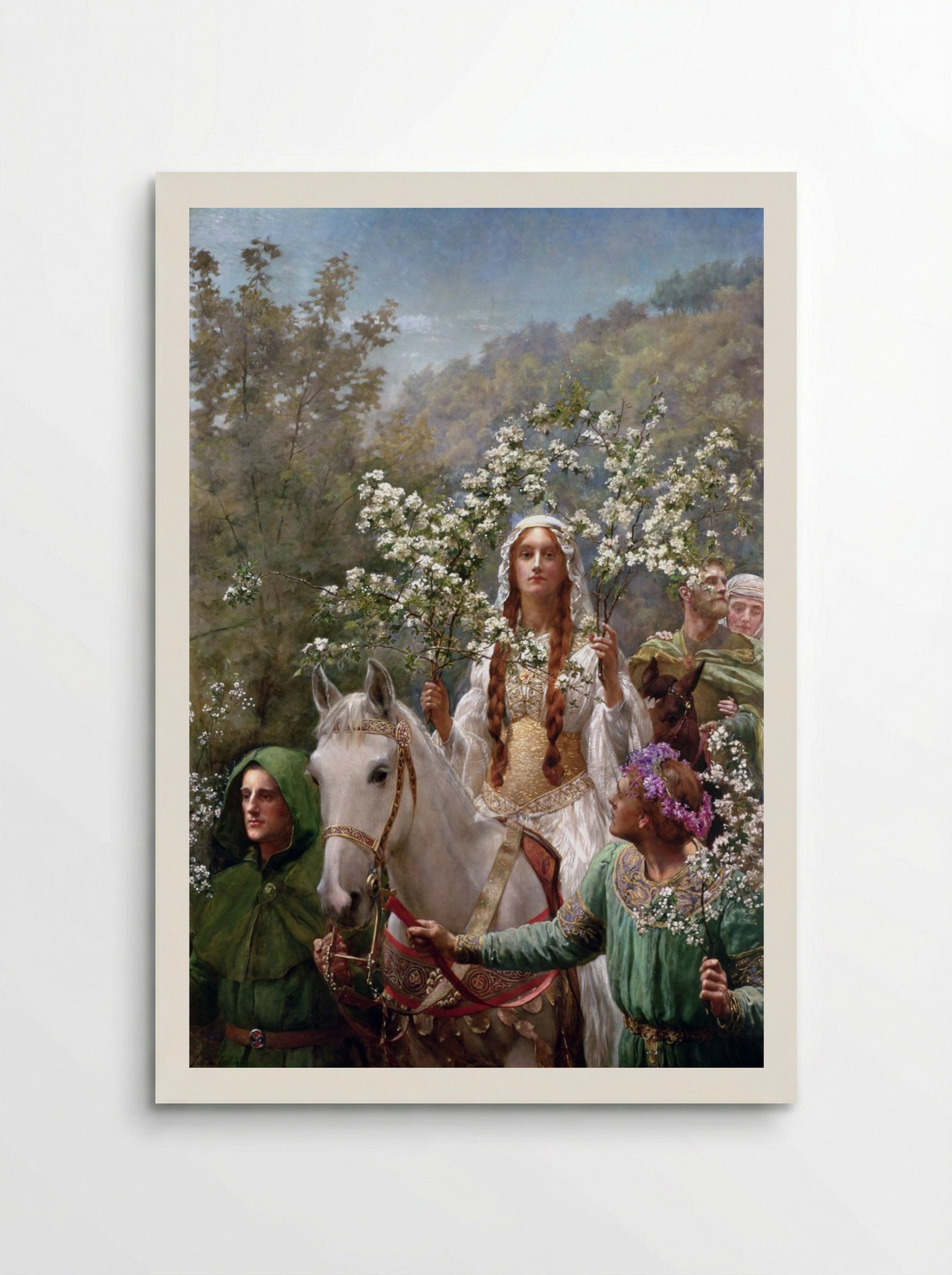 Queen Guinevere's Maying - John Collier - Poster