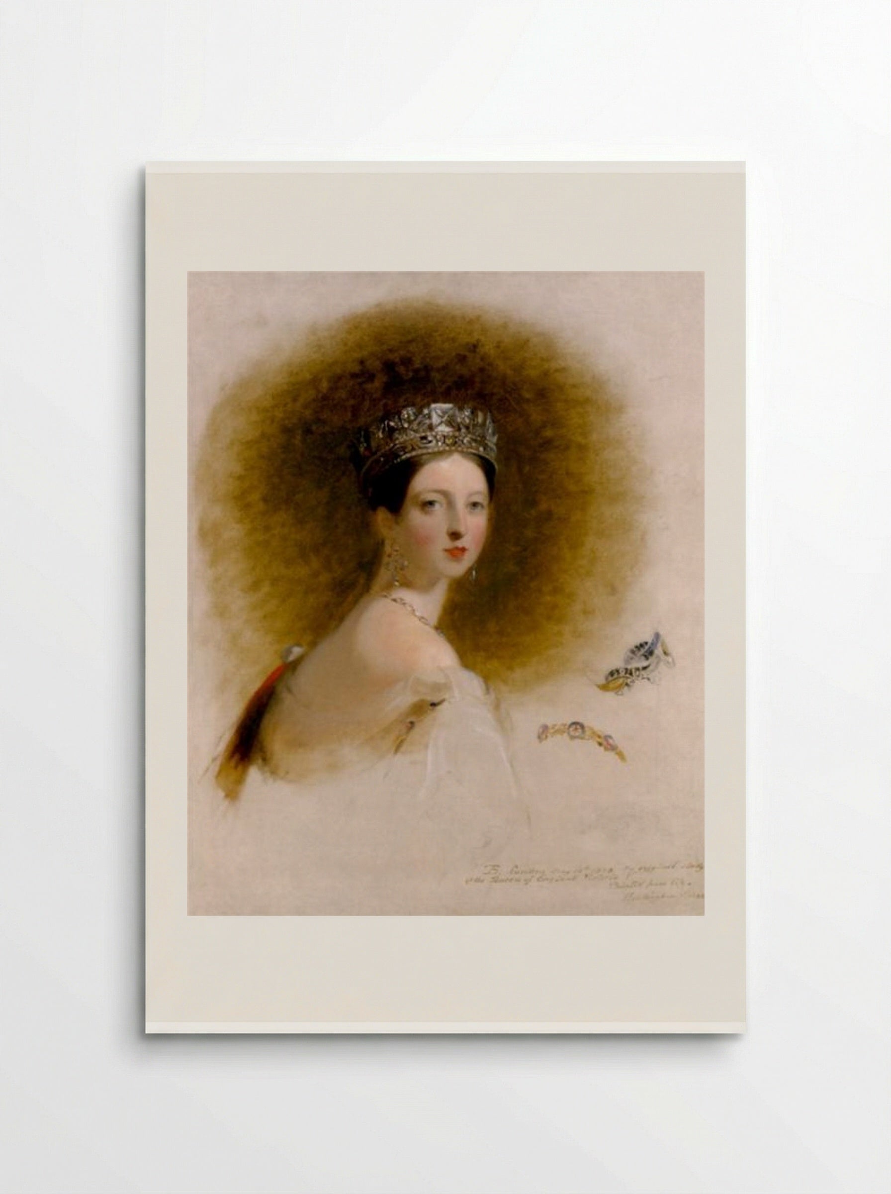 Queen Victoria (Study from Life) - Thomas Sully - Poster
