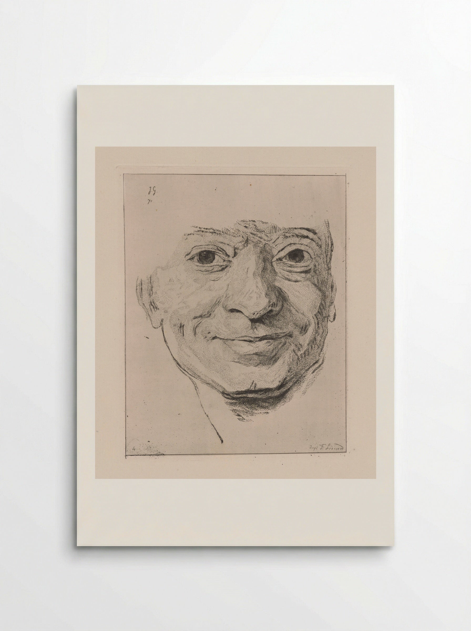 Quentin de La Tour - Jules de Goncourt - Poster