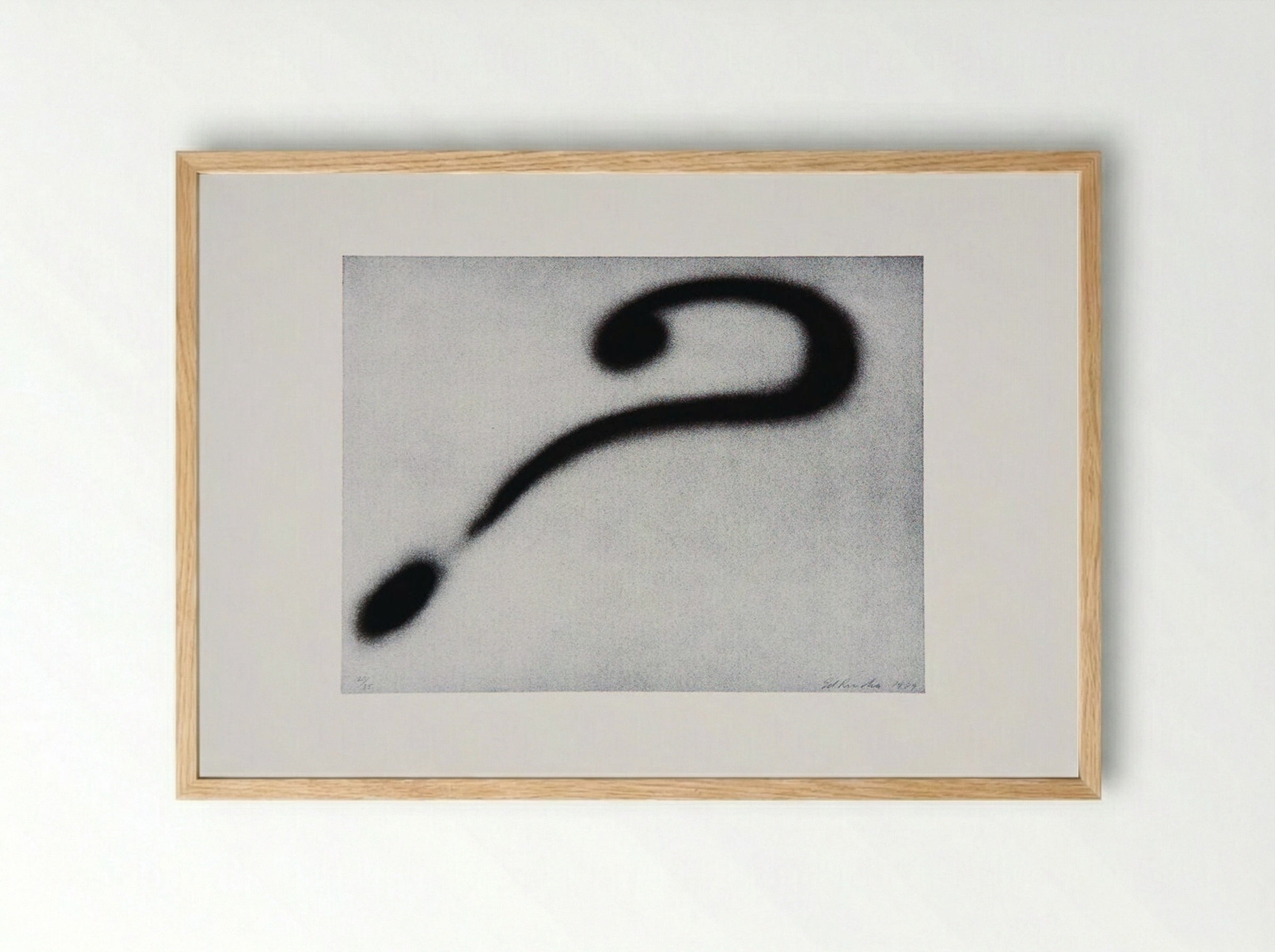 Question - Edward Ruscha - Framed Print Wood