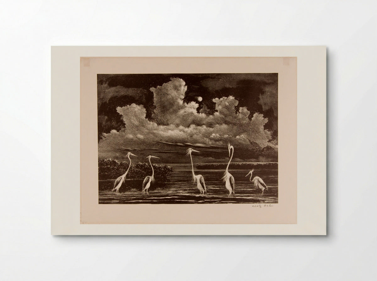 Quiet Waters - Adolph Dehn - Poster