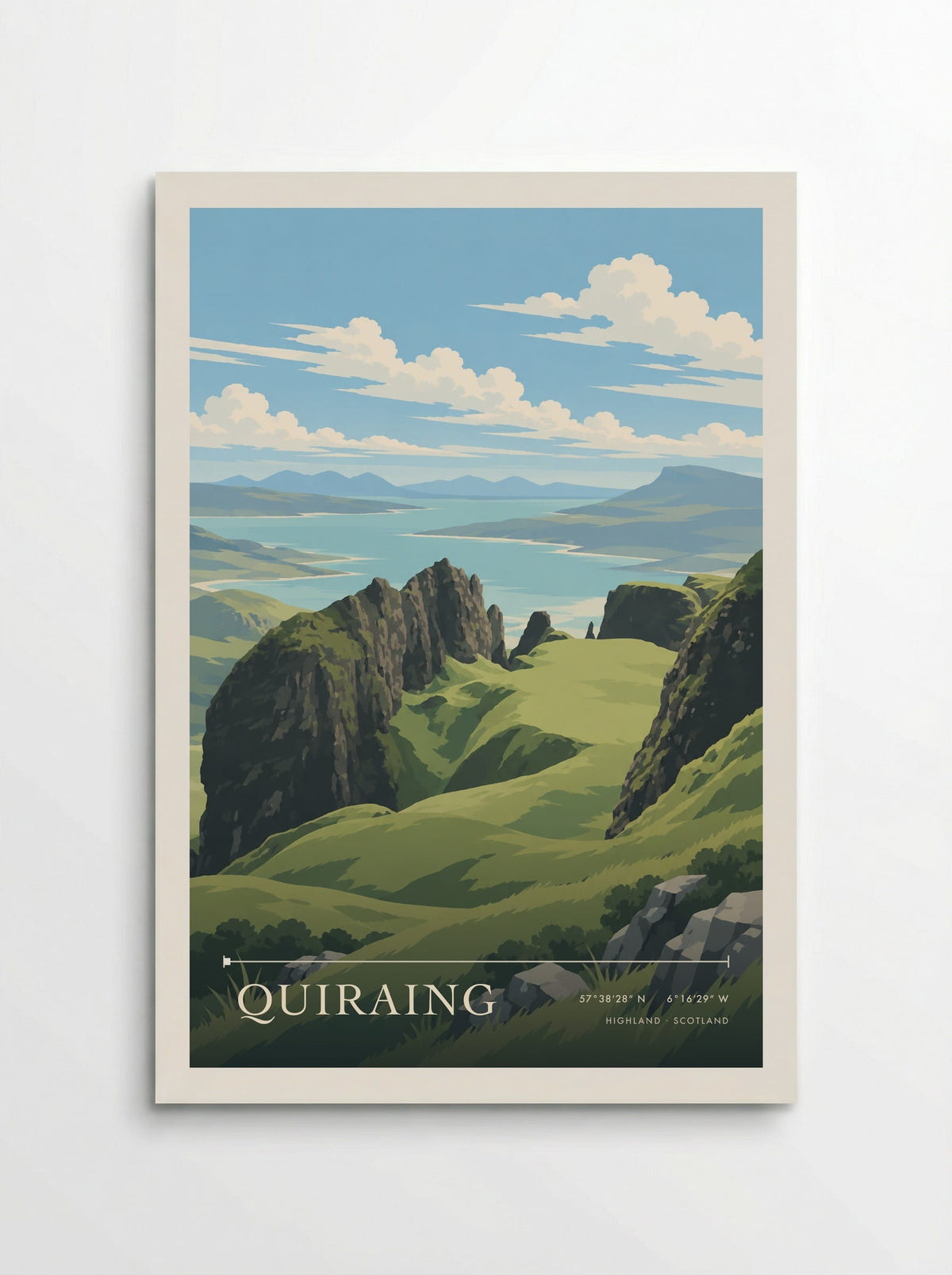 Quiraing, Highland | Travel Poster - Poster