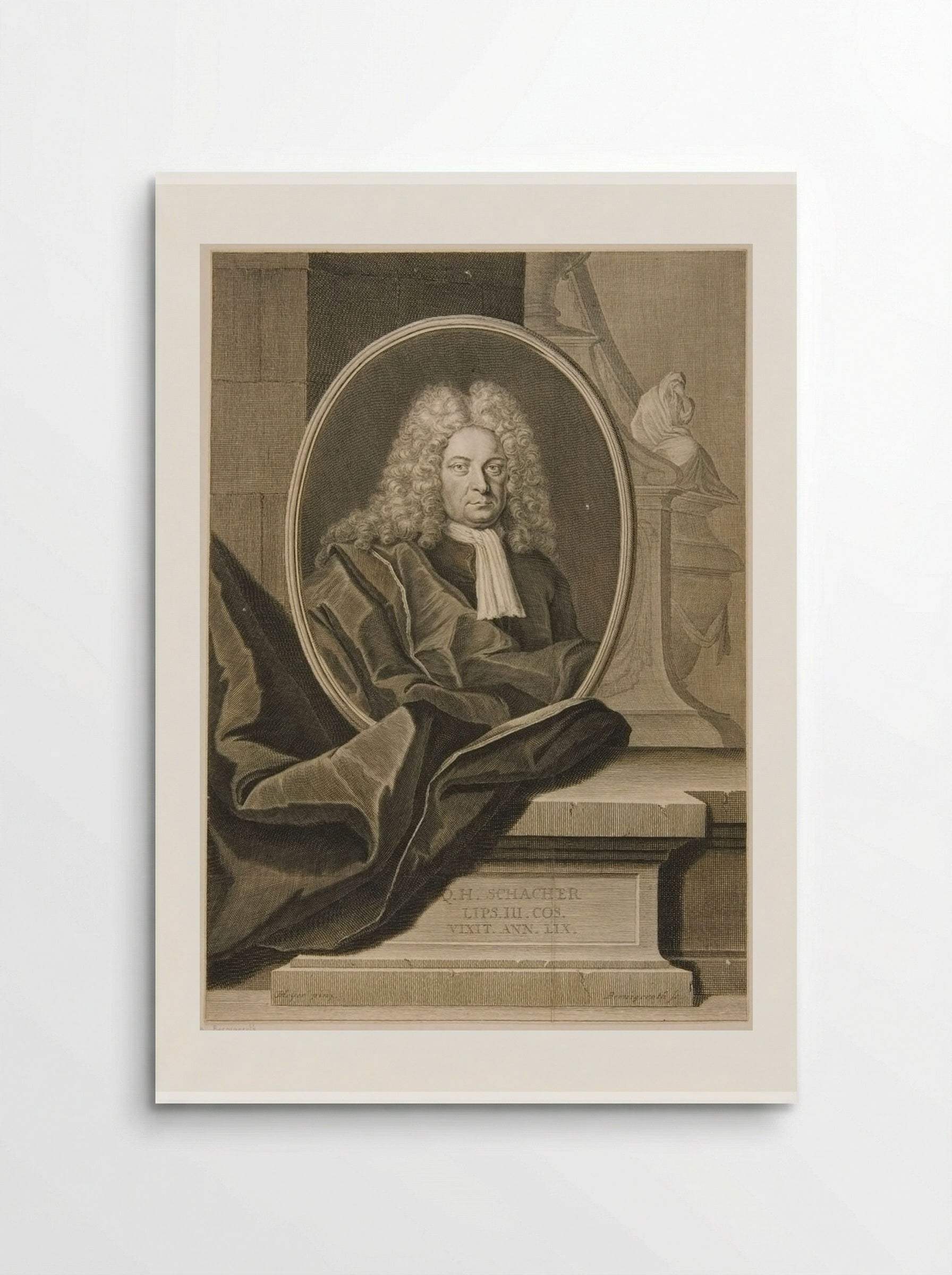 Quirin Hartman Schacher - Johann Martin Bernigeroth - Poster