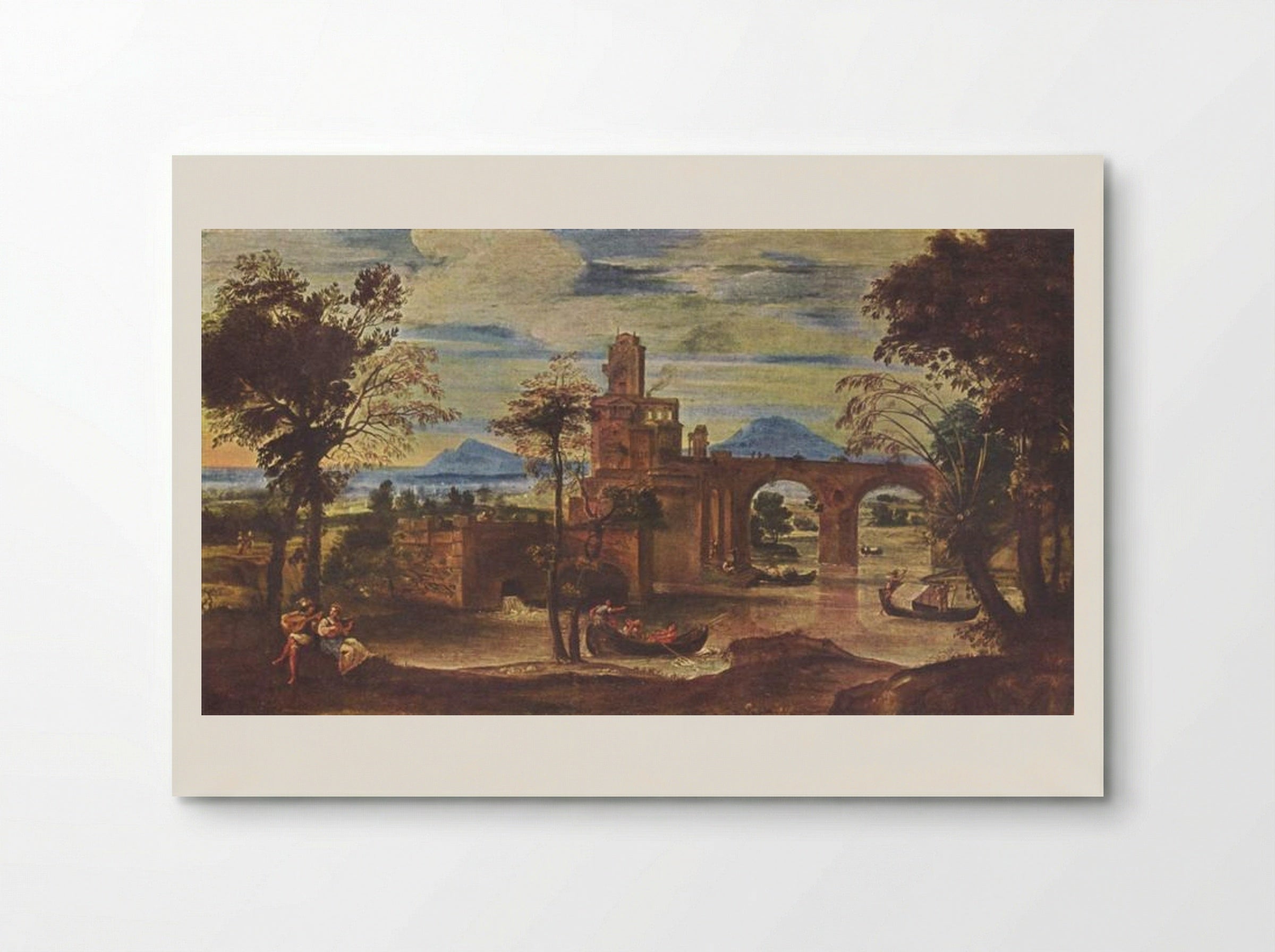 Römische Landschaft (Roman Landscape) - Annibale Carracci - Poster
