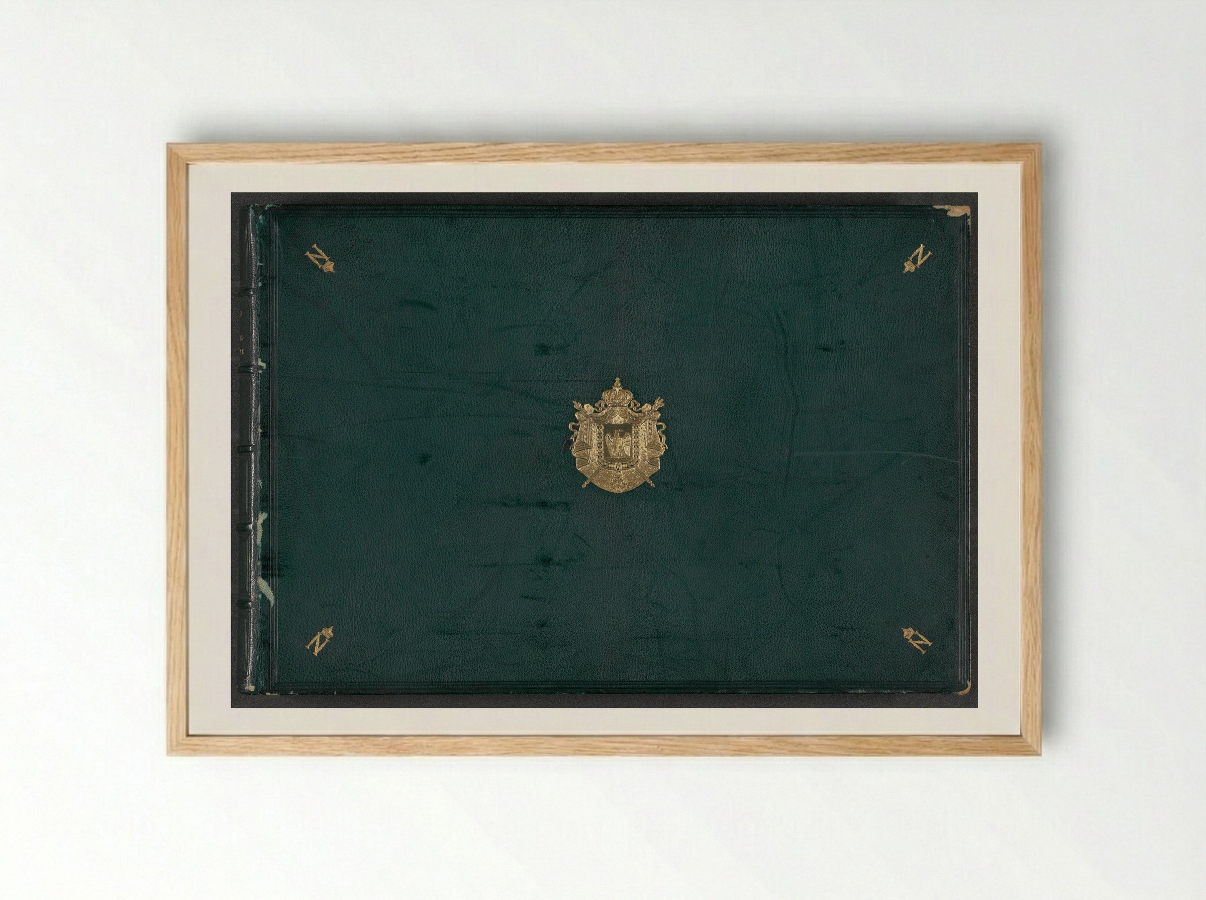 Réunion des Tuileries au Louvre, album 2 - Édouard Denis Baldus - Framed Print Wood