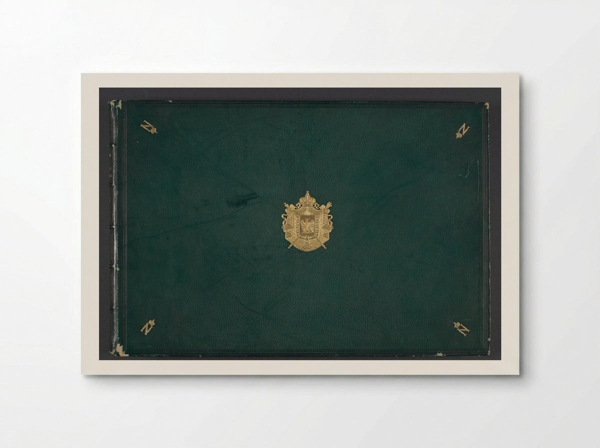 Réunion des Tuileries au Louvre, album 3 (Cover) - Édouard Denis Baldus - Poster