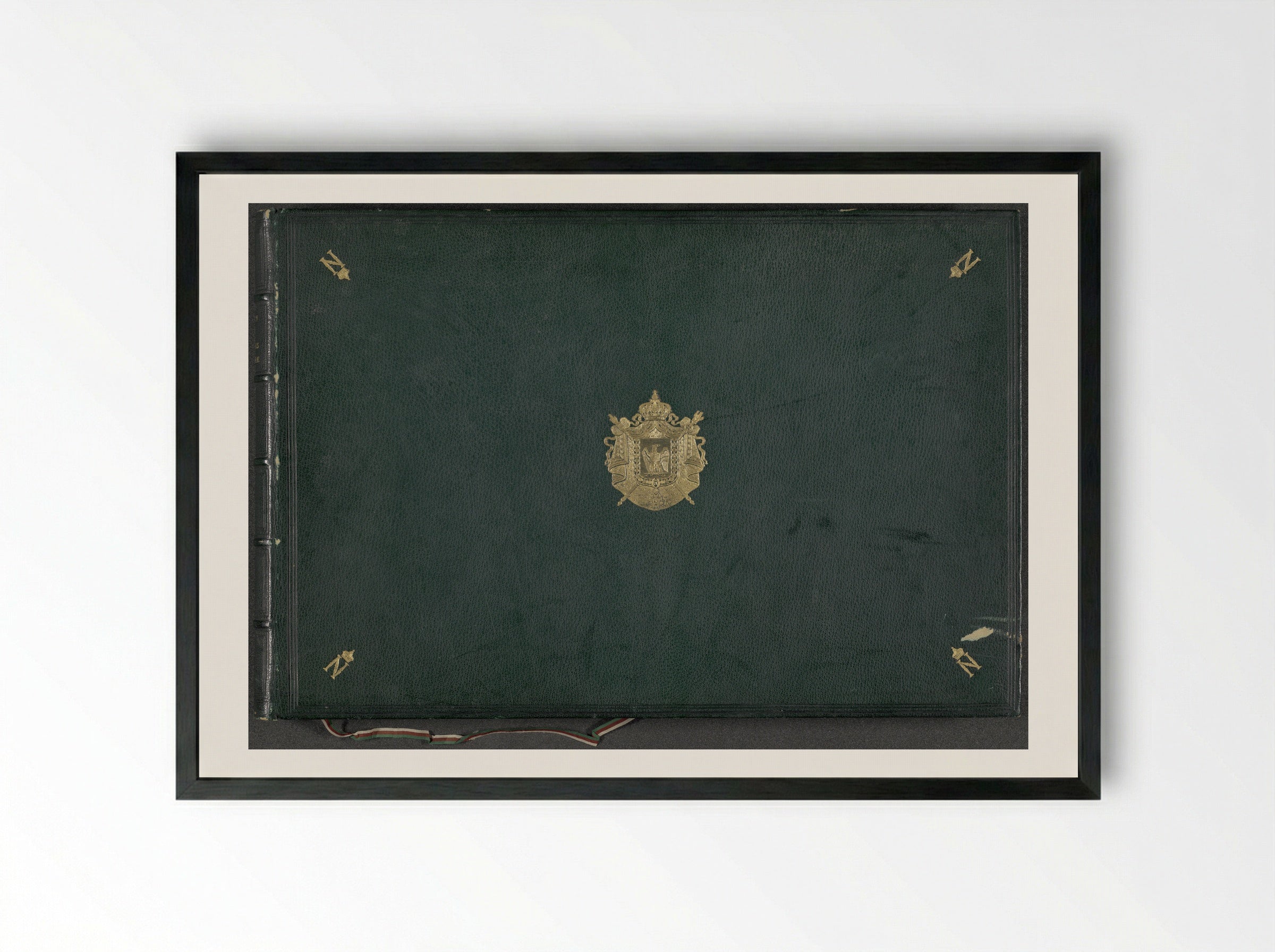 Réunion des Tuileries au Louvre, album 4 - Édouard Denis Baldus - Framed Print Black