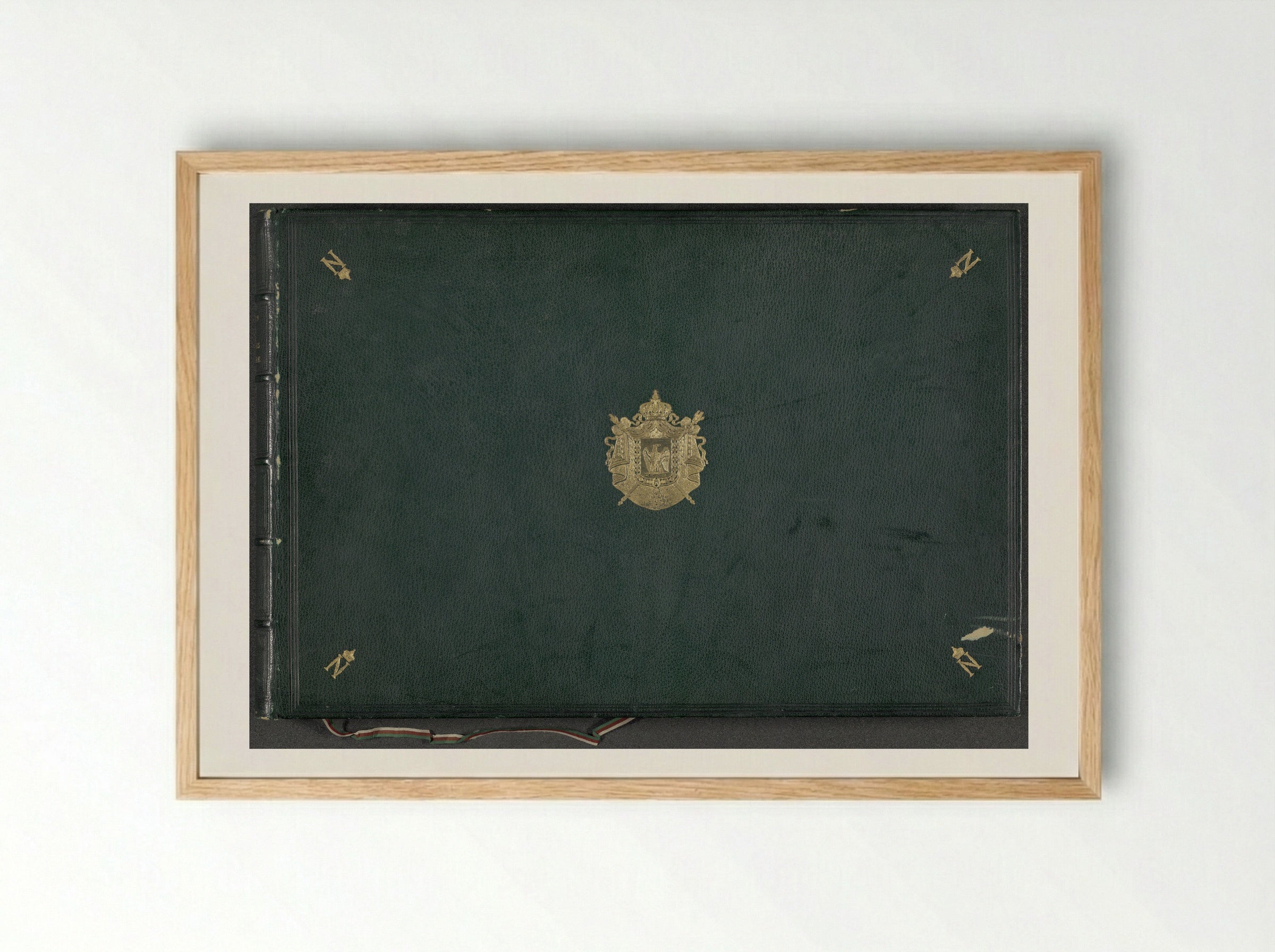 Réunion des Tuileries au Louvre, album 4 - Édouard Denis Baldus - Framed Print Wood