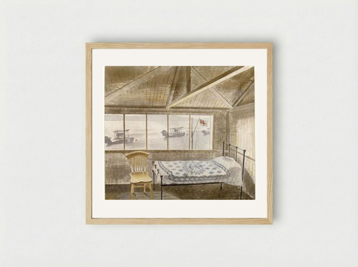 RNAS Sick Bay, Dundee - Eric Ravilious - Framed Print Wood