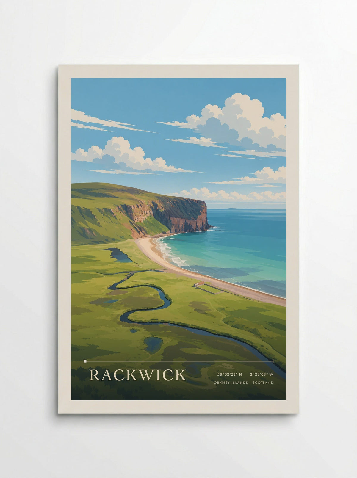 Rackwick, Orkney Islands | Travel Poster - Poster