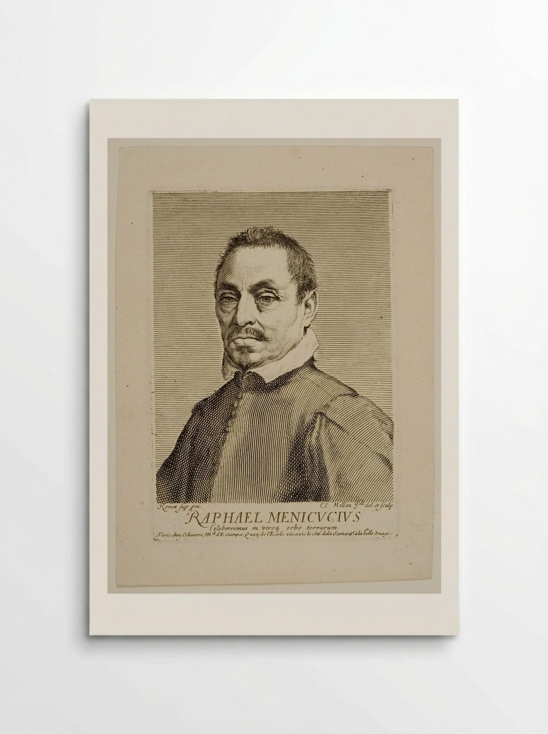 Raffaello Menicucci - Claude Mellan - Poster